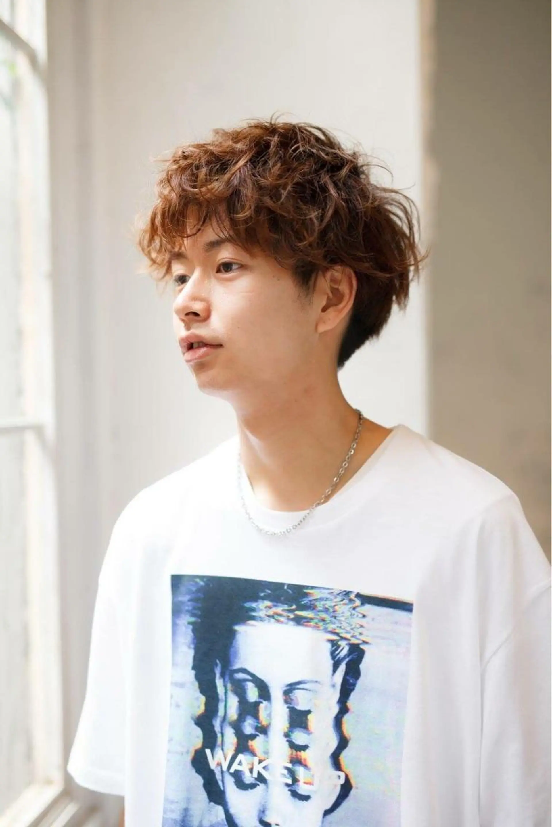 パーマ メンズ 林 里美のヘアスタイル