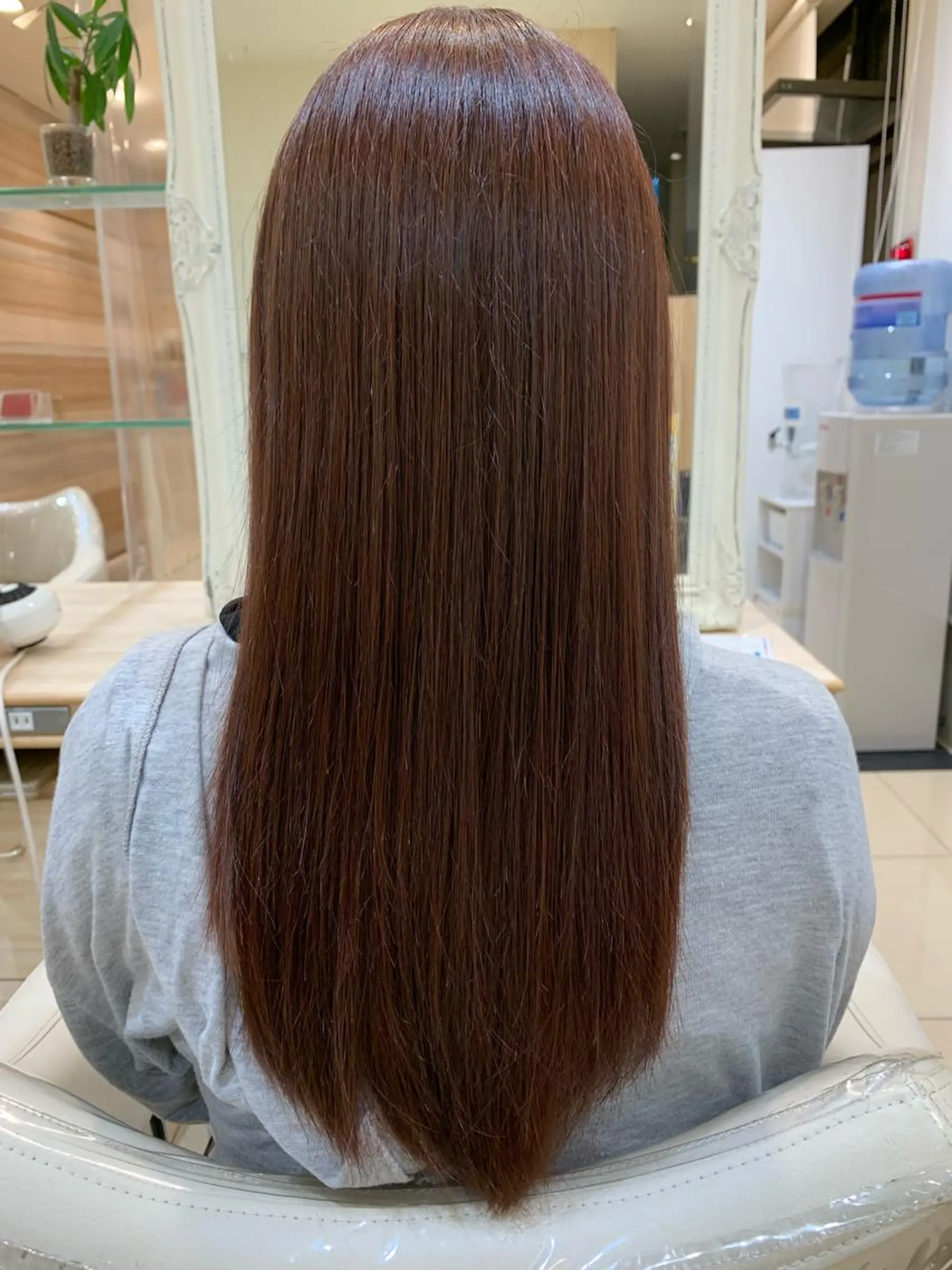 ロング カラー ブラウンカラー ピンクカラー ピンクブラウン オージュアソムリエ 遠藤大河のヘアスタイル