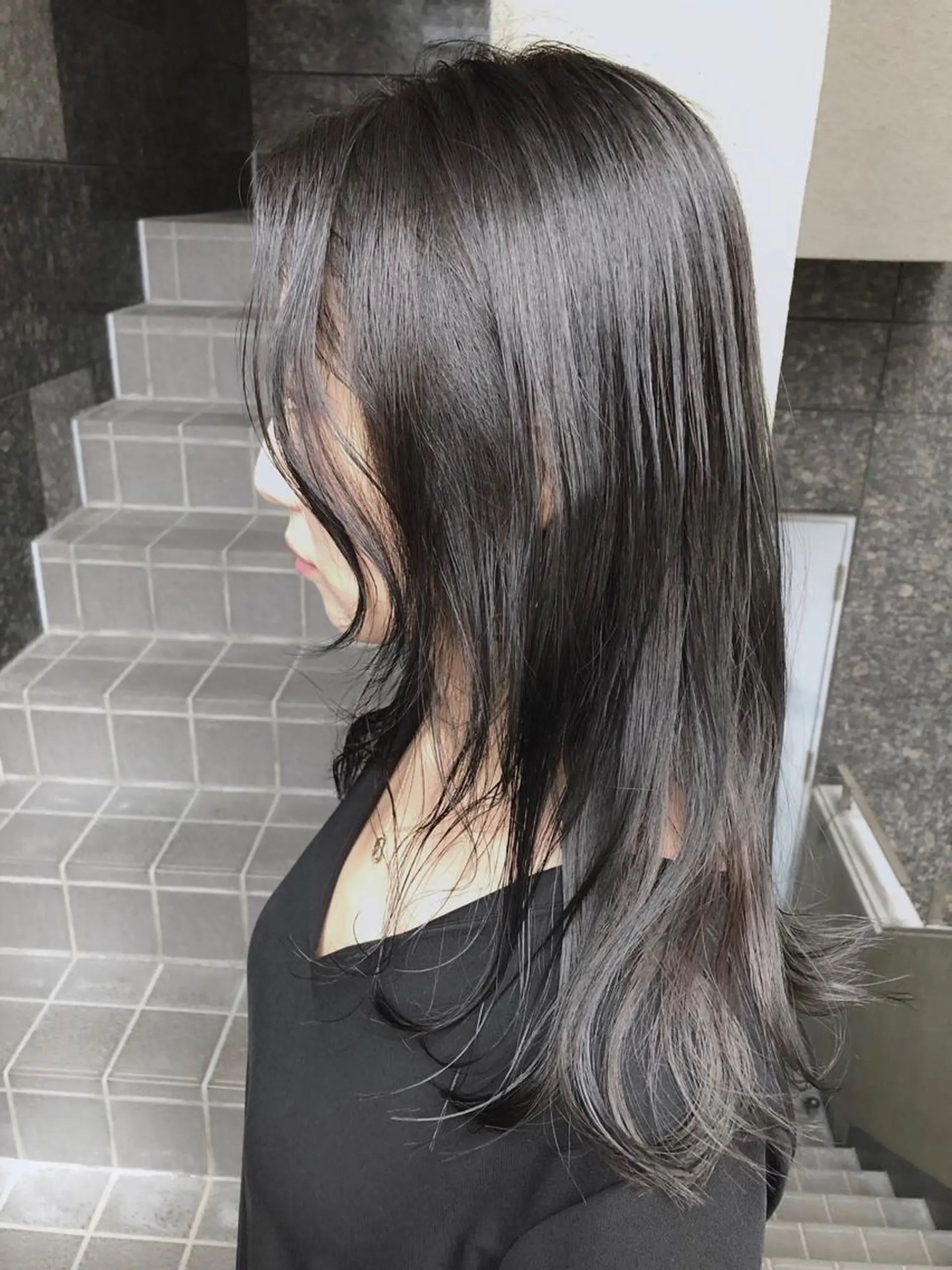 セミロング カラーアンドケアリタ kitamuuuのヘアスタイル