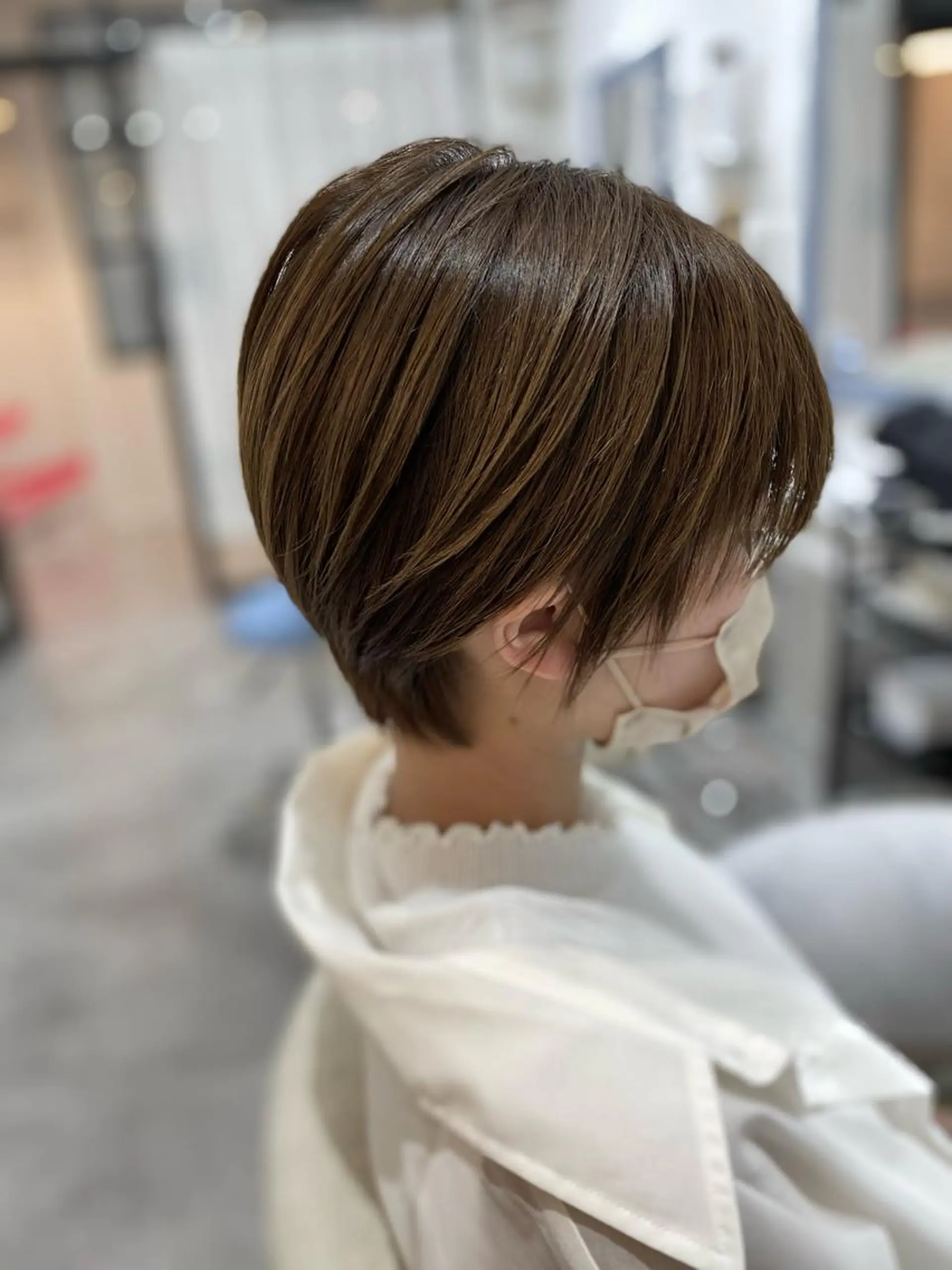 ショート カラー ベージュカラー 透明感カラー ✨髪質改善が大好評✨ 美容室lic近藤✨のヘアスタイル