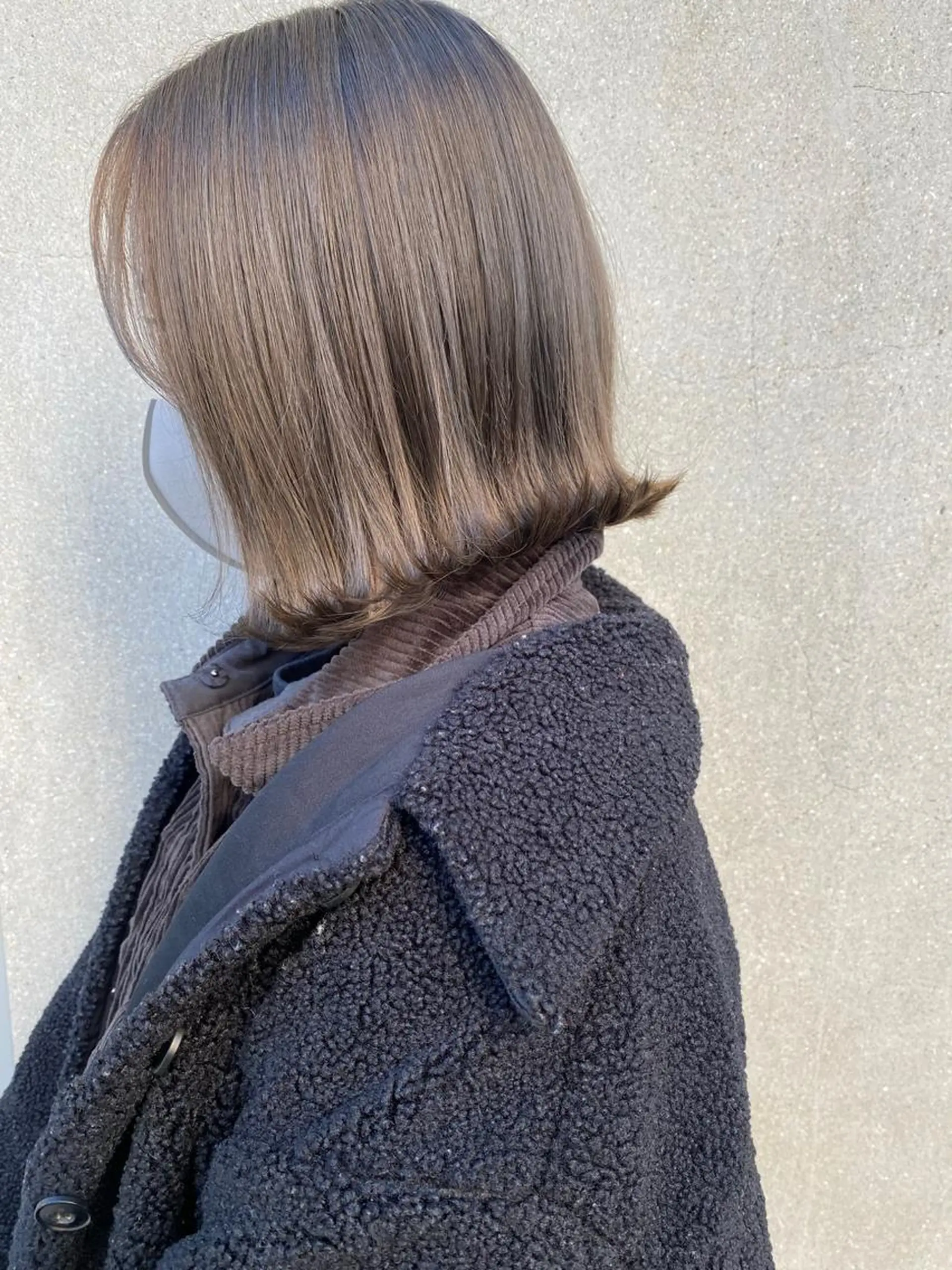 カラー グレージュ ミルクティーグレージュ ヘアカラー AYANE 韓国ヘア /レイヤーカットのヘアスタイル