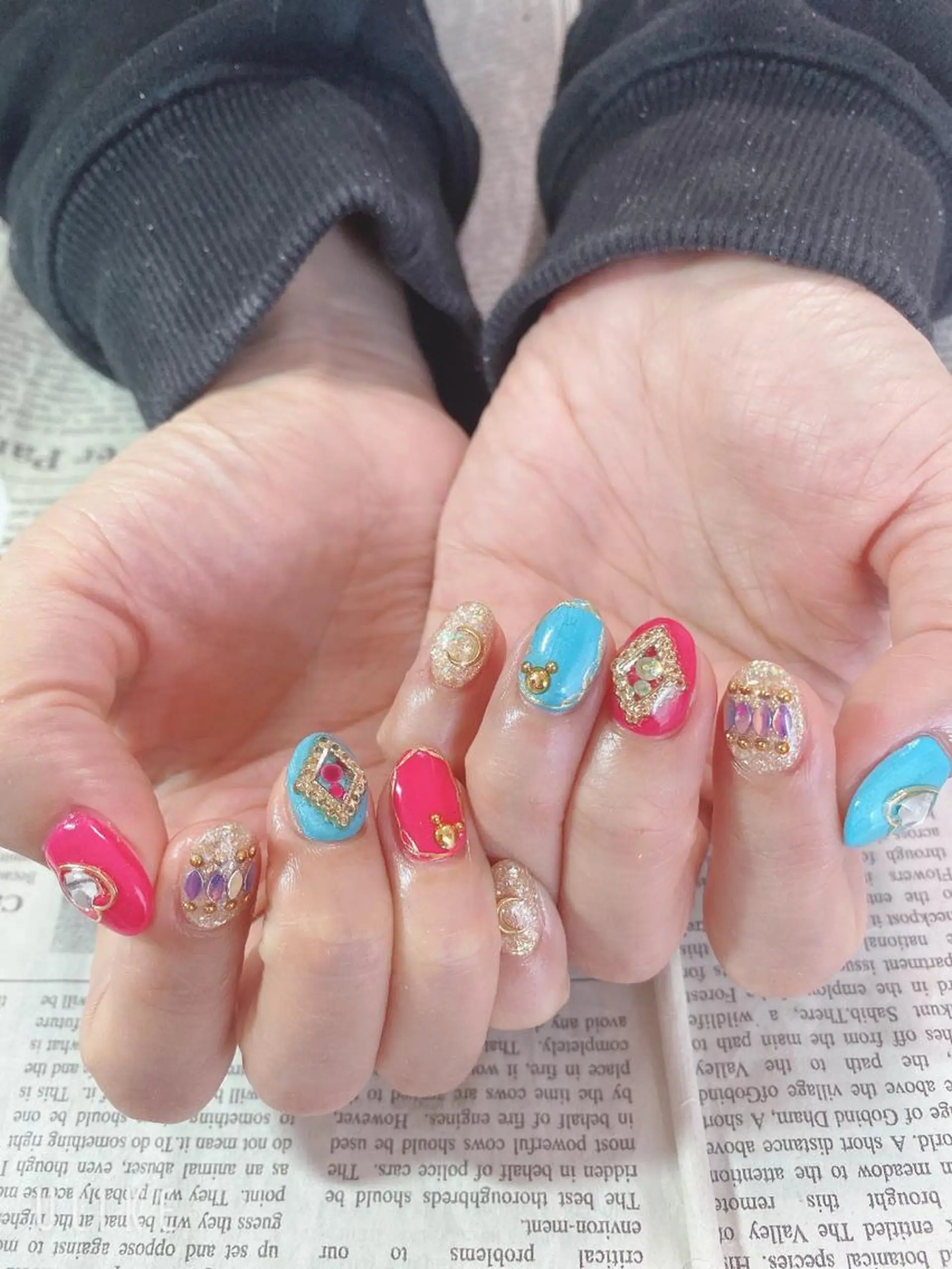 ネイル ハンドネイル ハンドケア 森山 舞のネイルデザイン