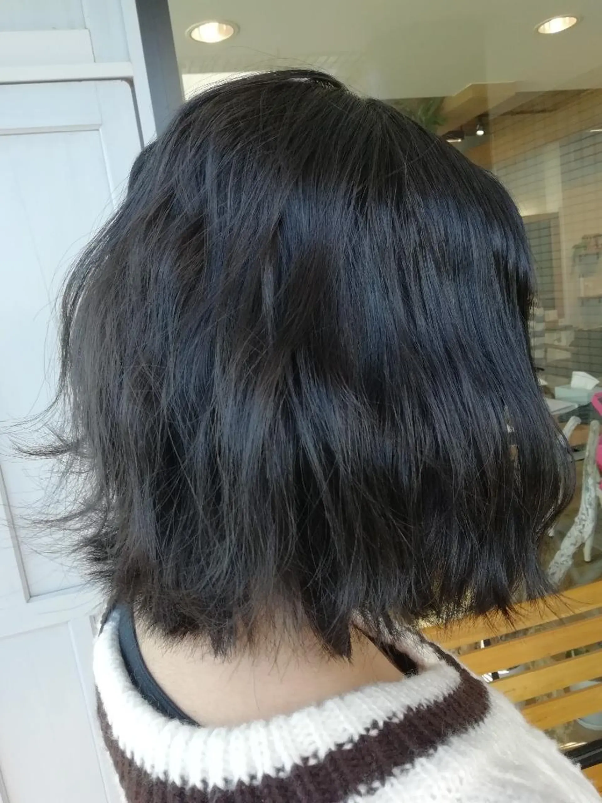 カラー ブルーカラー 堀 望美のヘアスタイル