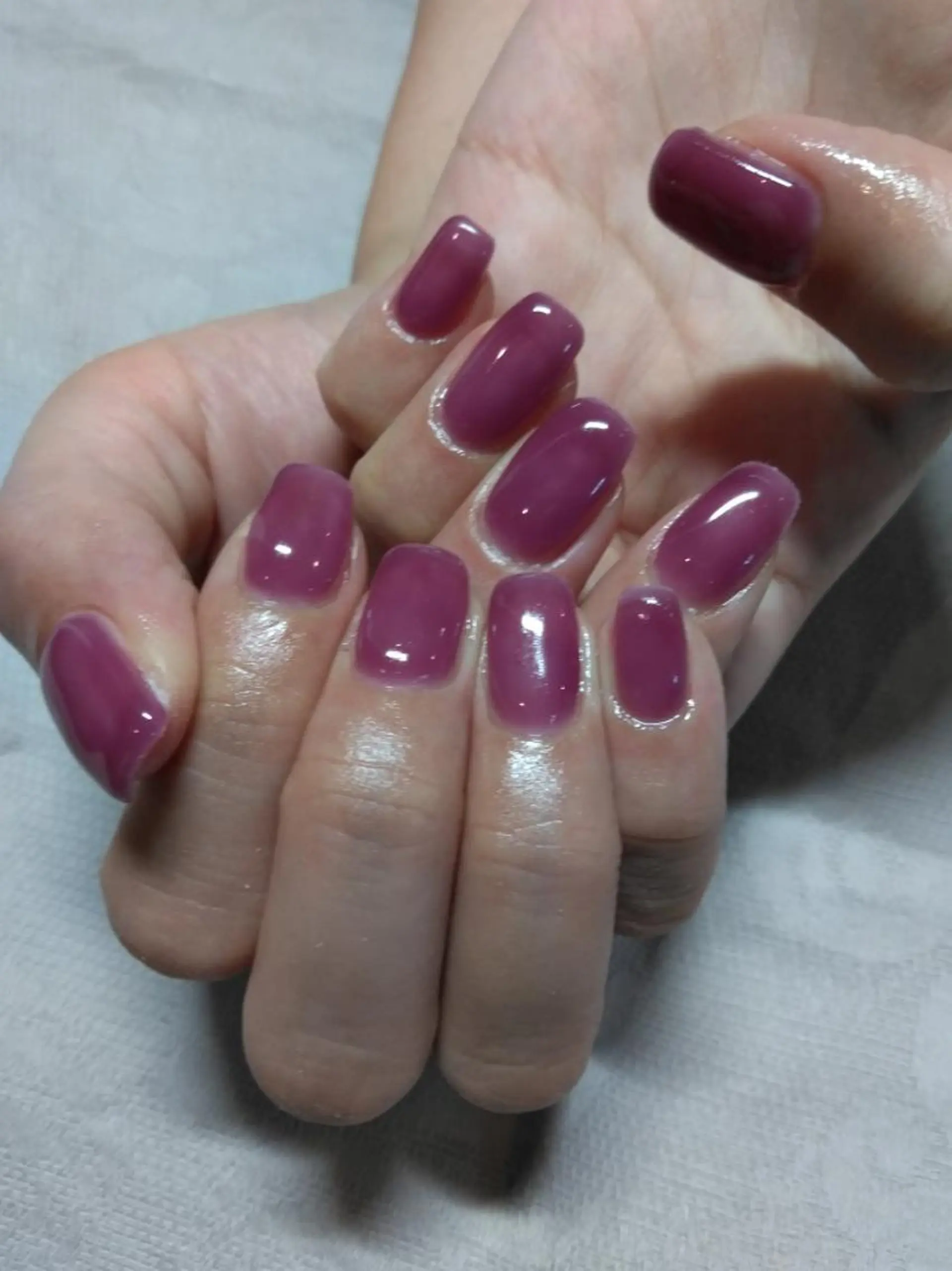 ネイル グラデーション ワンカラーネイル lylynail YUUKAのネイルデザイン