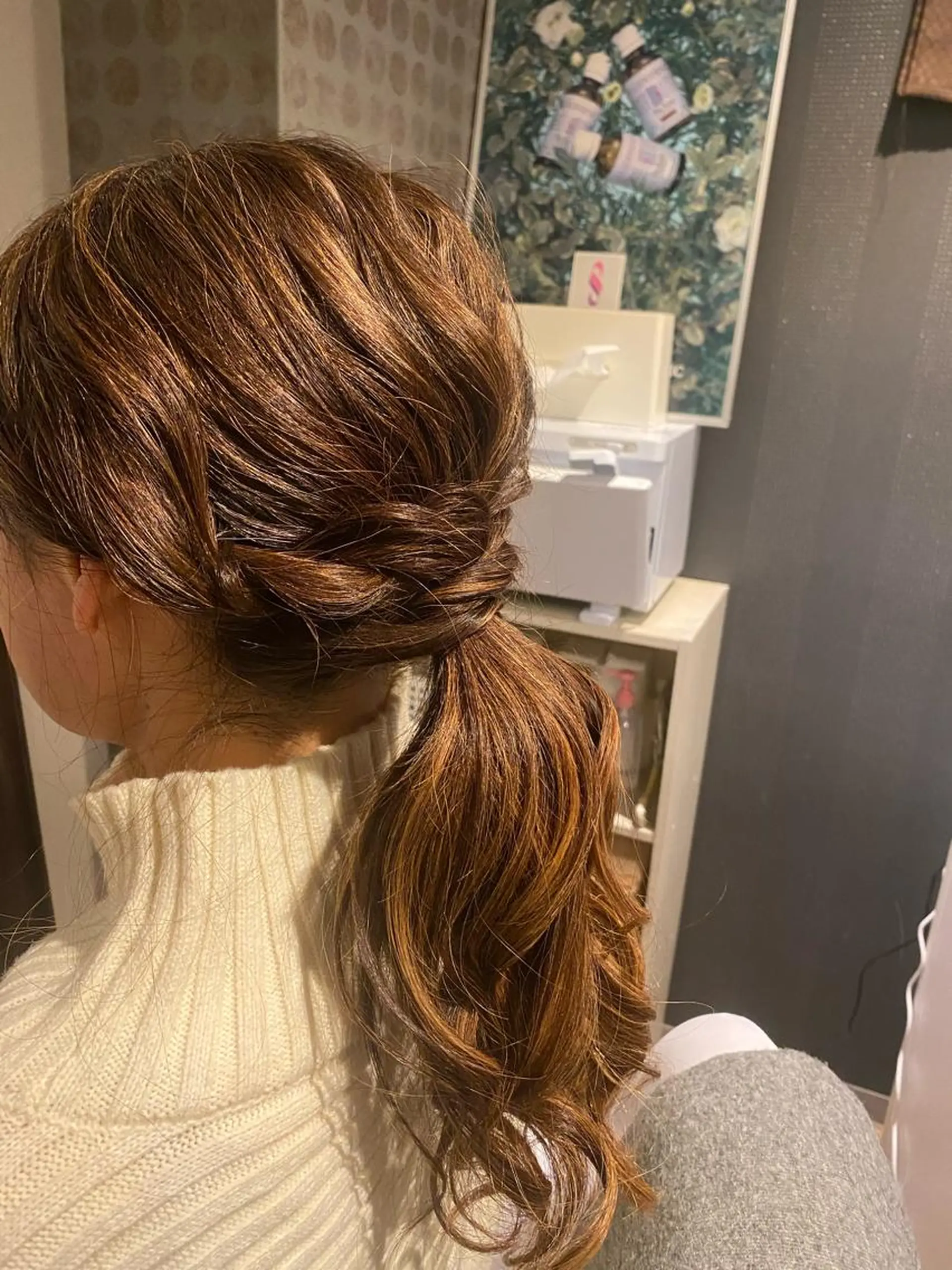 ヘアアレンジ ヘアセット 清川 椿咲のネイルデザイン