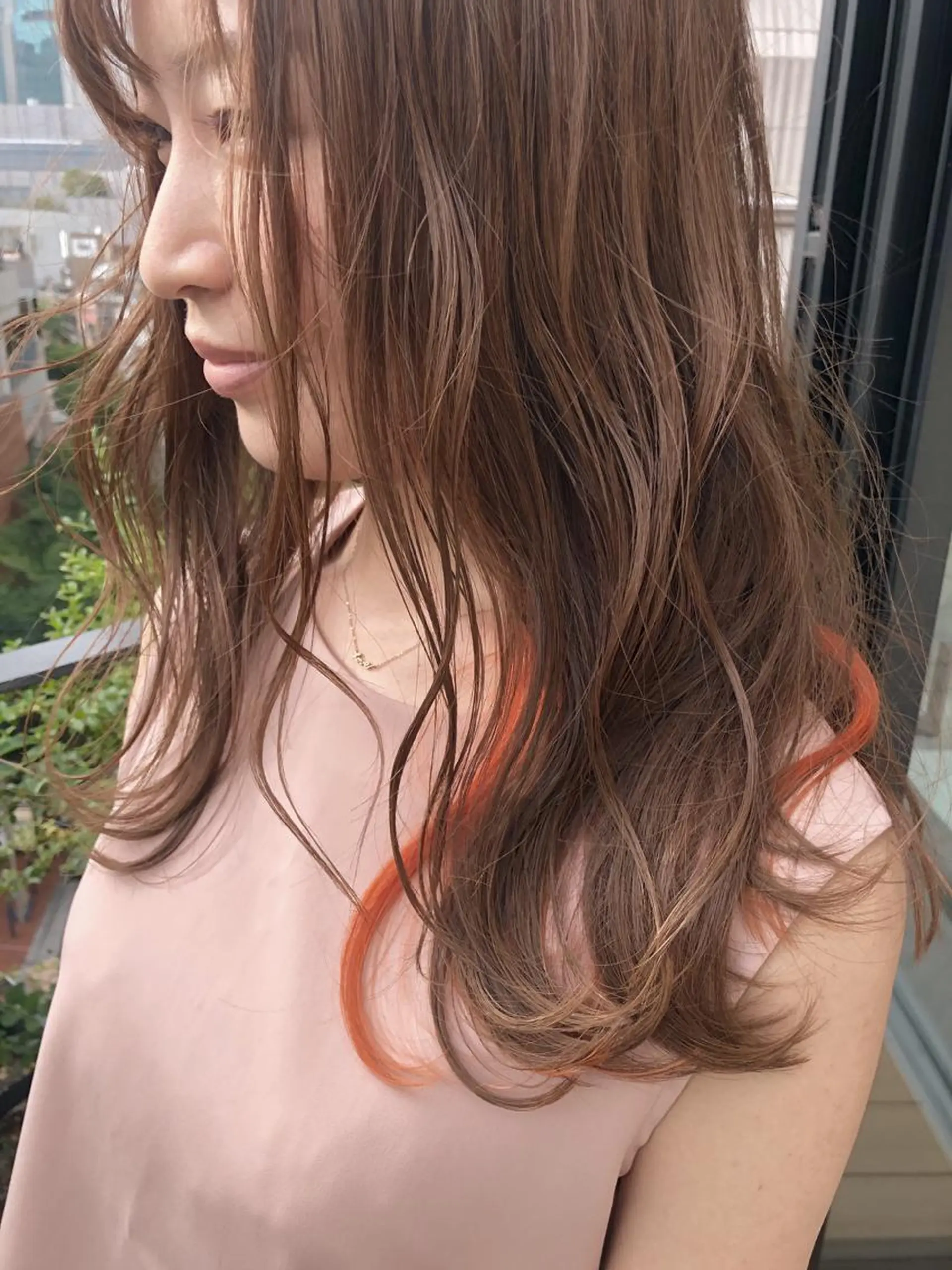 ロング 🎗️comoda 神戸三宮 髪質改善のヘアスタイル