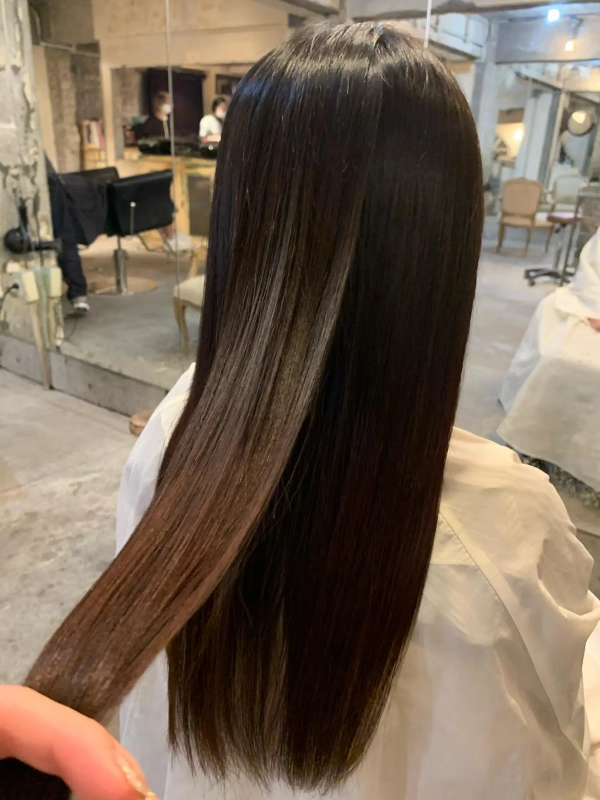 ロング 髪質改善 トリートメント 似合わせカラー🫶 小川千波のヘアスタイル