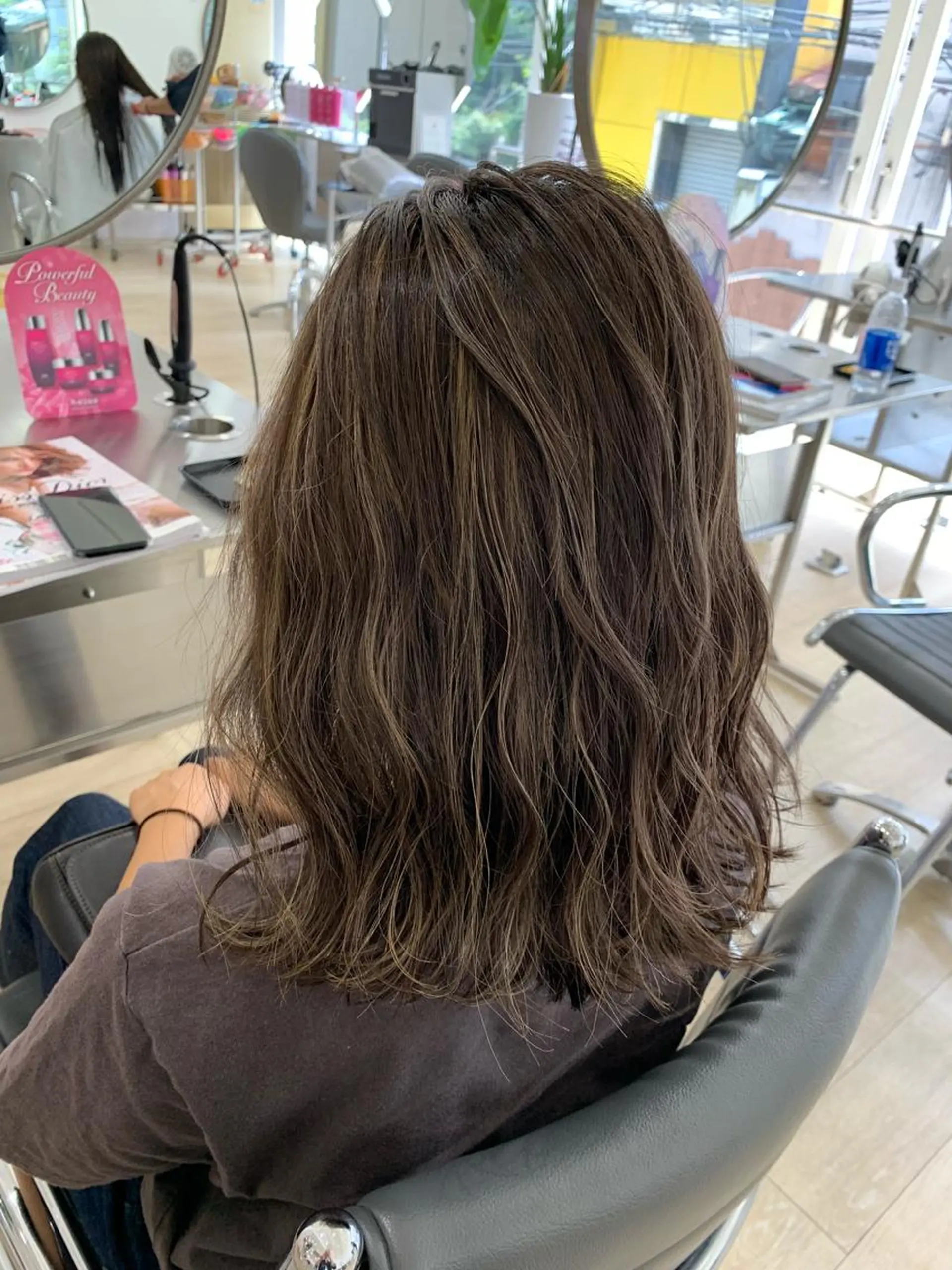 セミロング カラー Reb_keiji 👑小倉圭司のヘアスタイル