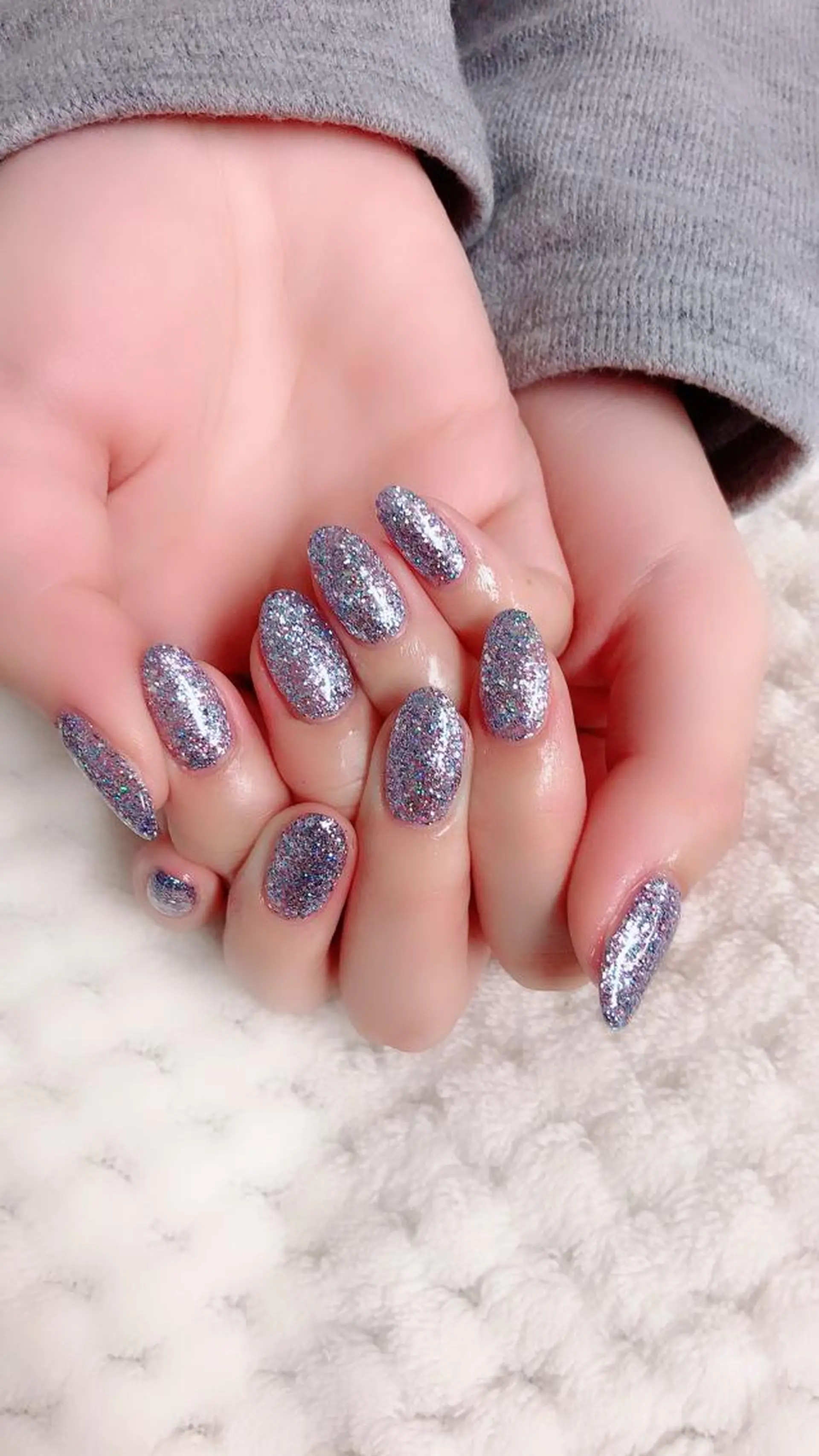 ネイル オーロラネイル キラキラネイル ono megumiのネイルデザイン