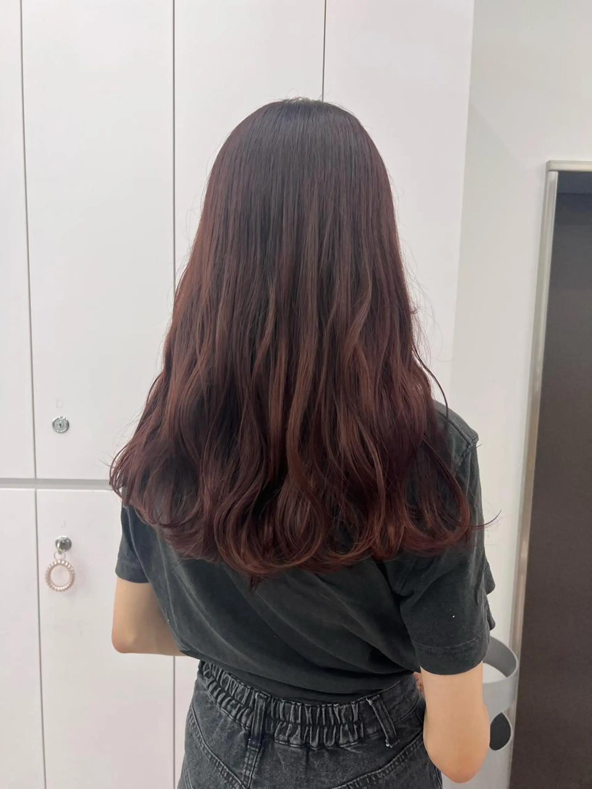 セミロング カラー ブリーチ ブリーチなしカラー ヘアカラー ✨ブリーチ/顔周り レイヤー¦YUKA✨のヘアスタイル