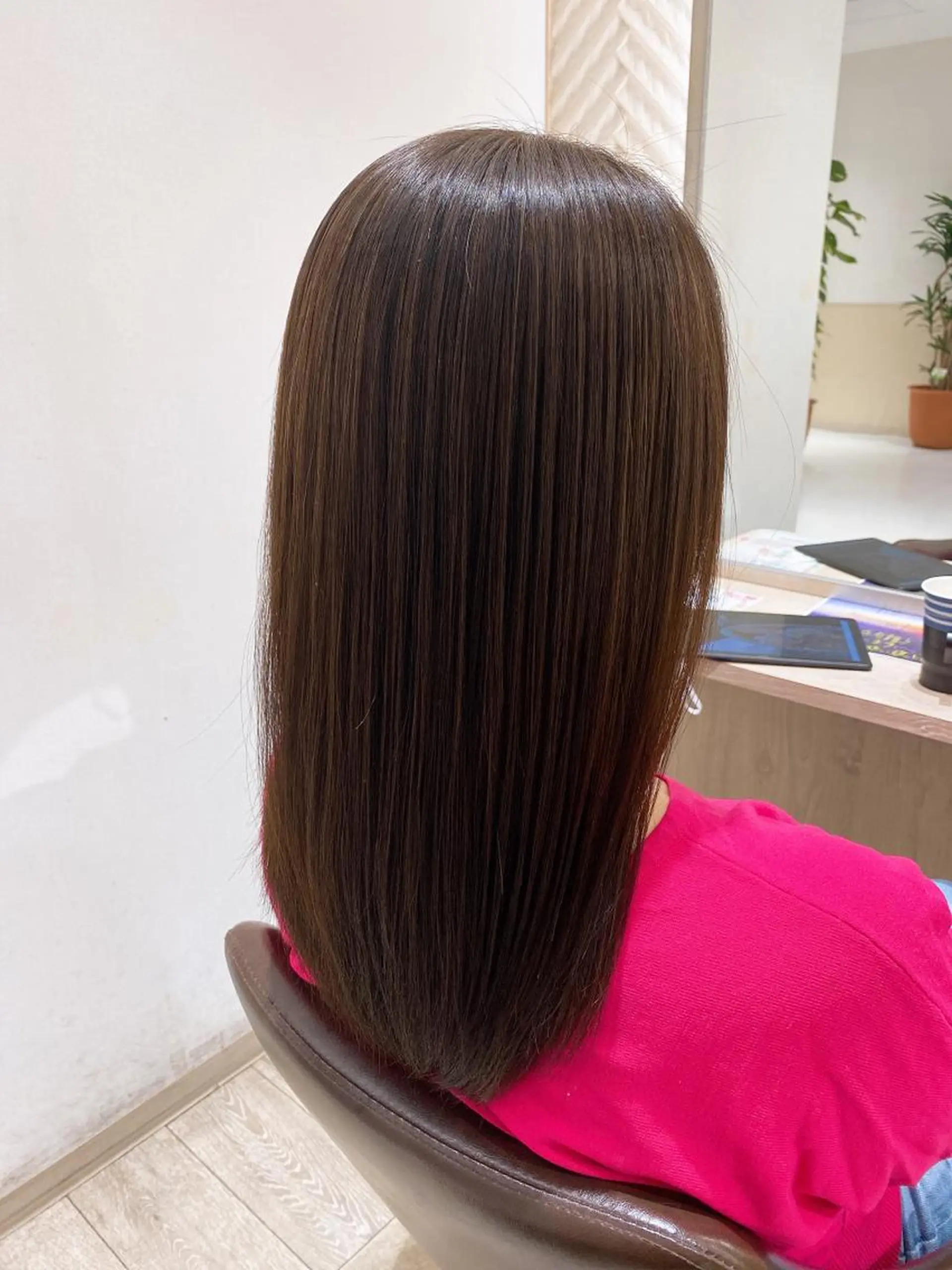 セミロング カット トリートメント ヘッドスパ 韓国レイヤー/ 顔周り💕田中将吾のヘアスタイル