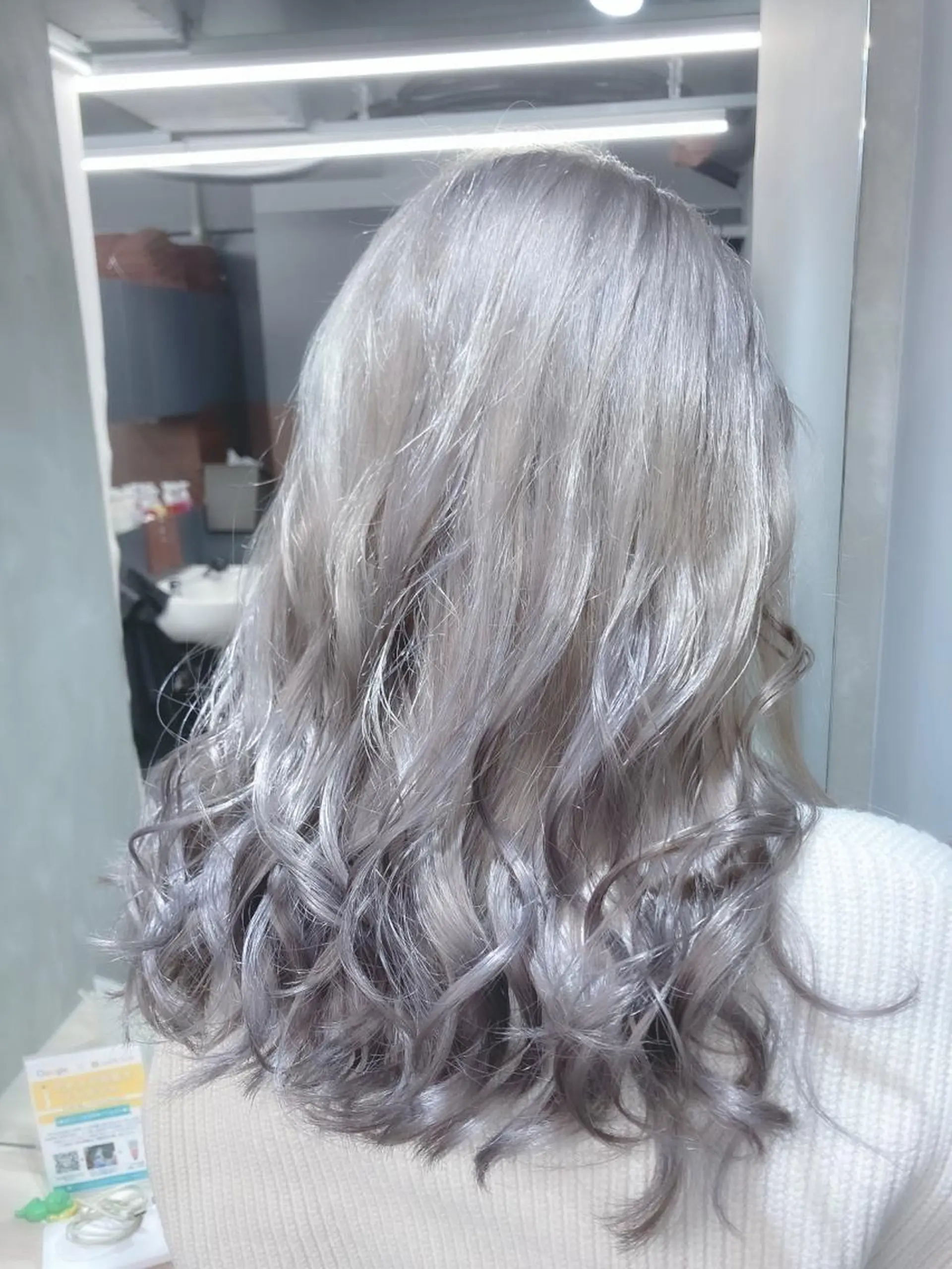 ロング カラー ハイトーンカラー ✨美髪矯正×髪質改善 🍎カイト🍎渋谷のヘアスタイル