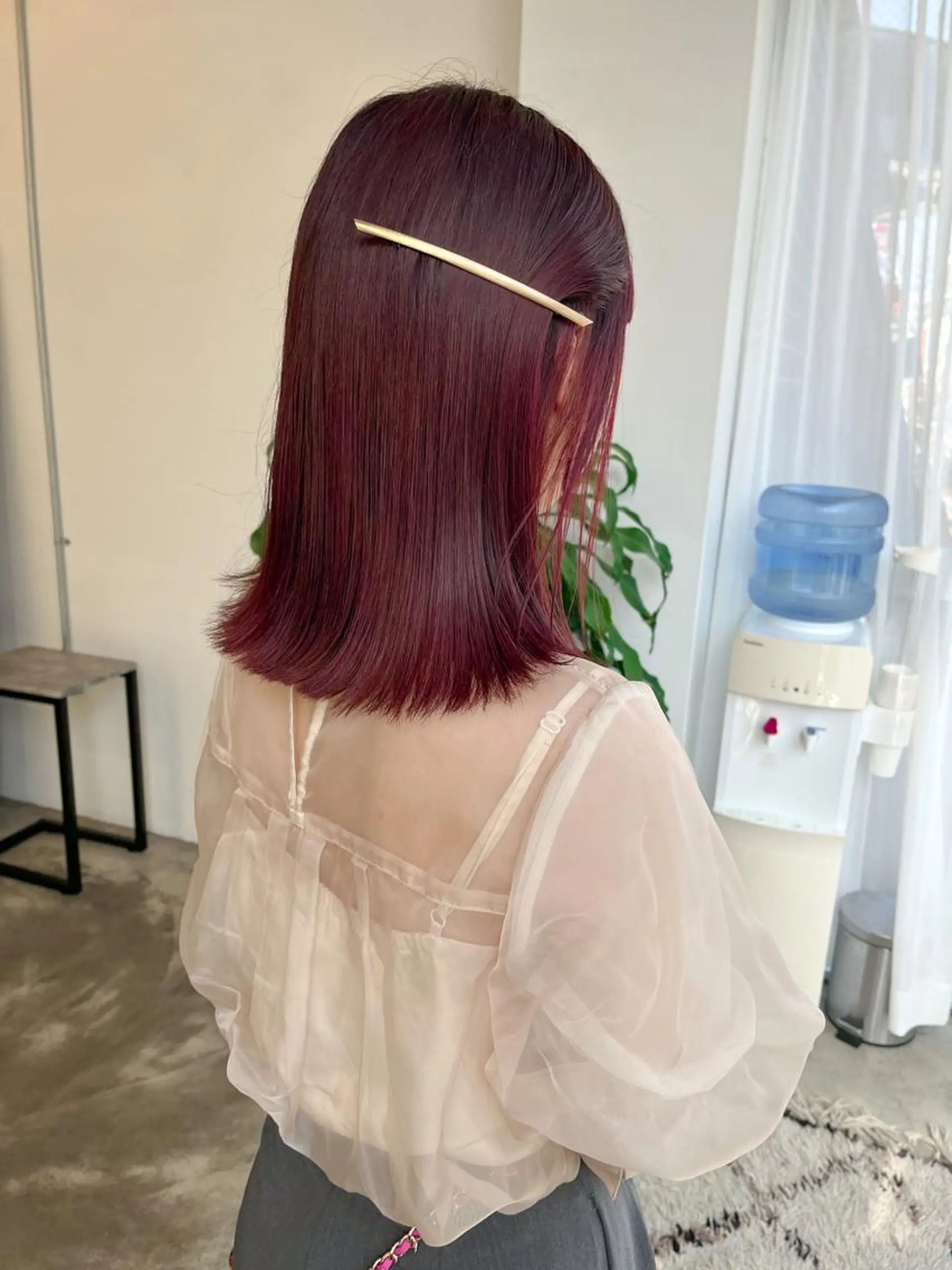 ミディアム カラー パーマ ヘアアレンジ メンズ カット ハイトーン/顔まわり Nina💒のヘアスタイル