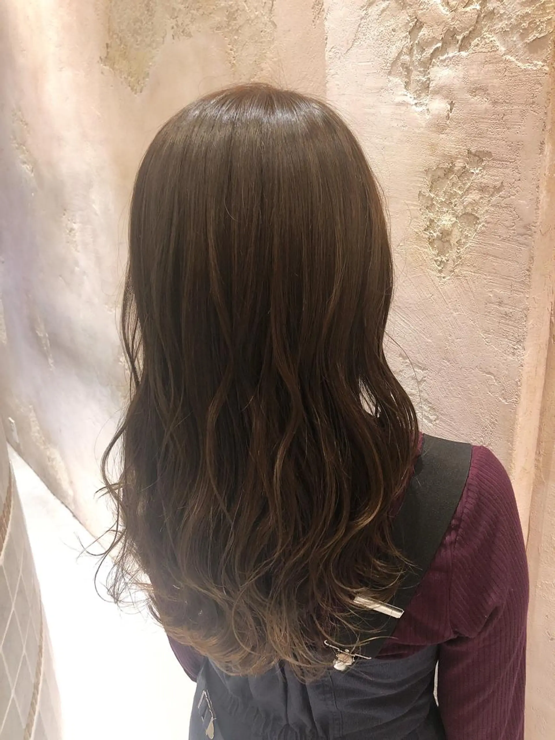 ミディアム アッシュ カット ヘアカラー トリートメント 代表山口ひな 髪質改善のプロのヘアスタイル