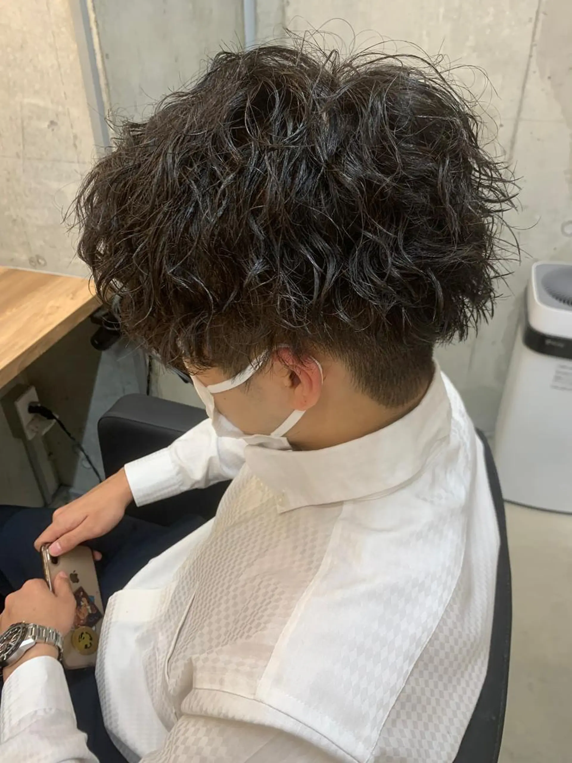 メンズ カット パーマ ナチュラル/レイヤー 磯飛⭐️慎之介のヘアスタイル