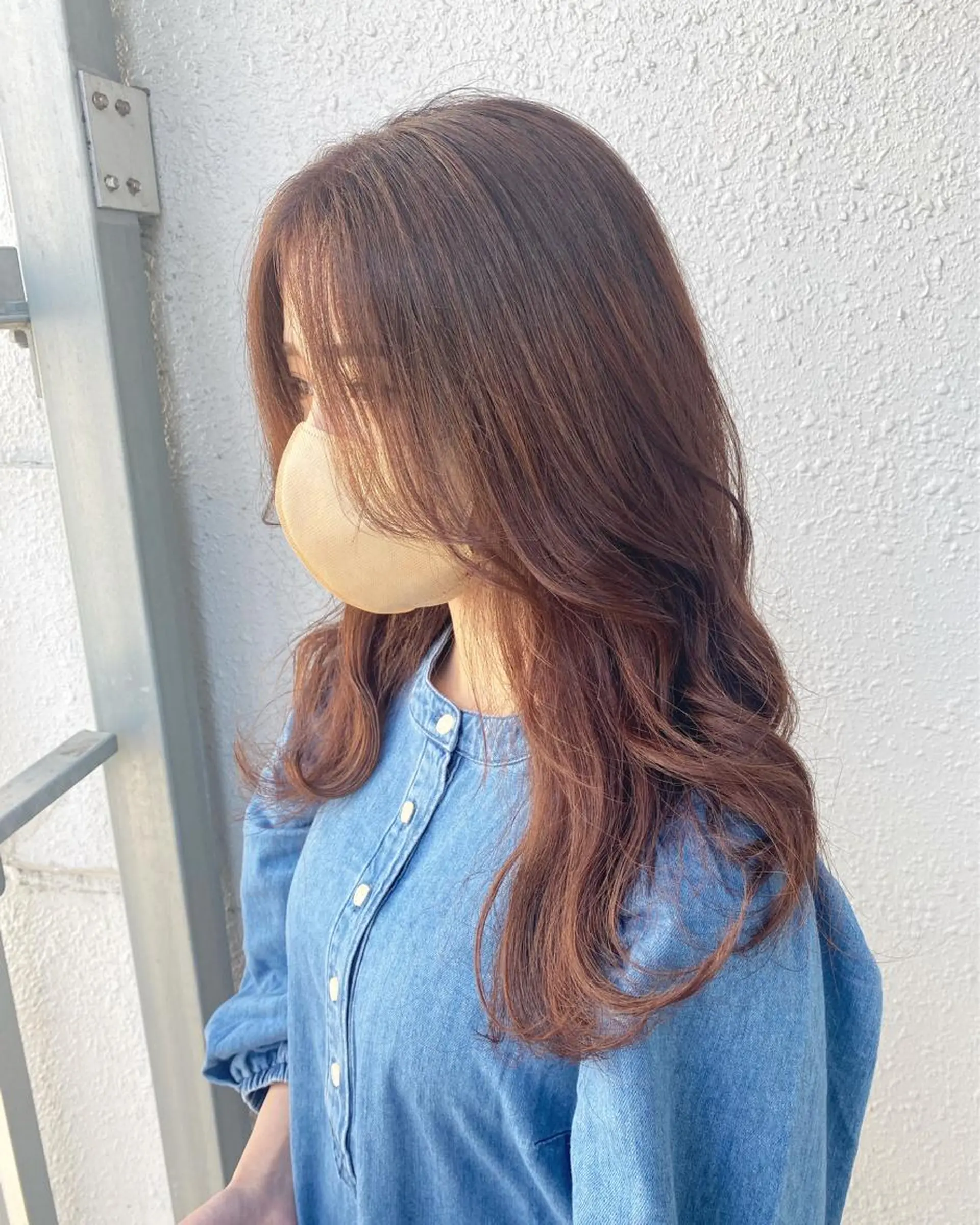 ロング カラー 後藤紗英/髪質改善 /オリーブベージュのヘアスタイル