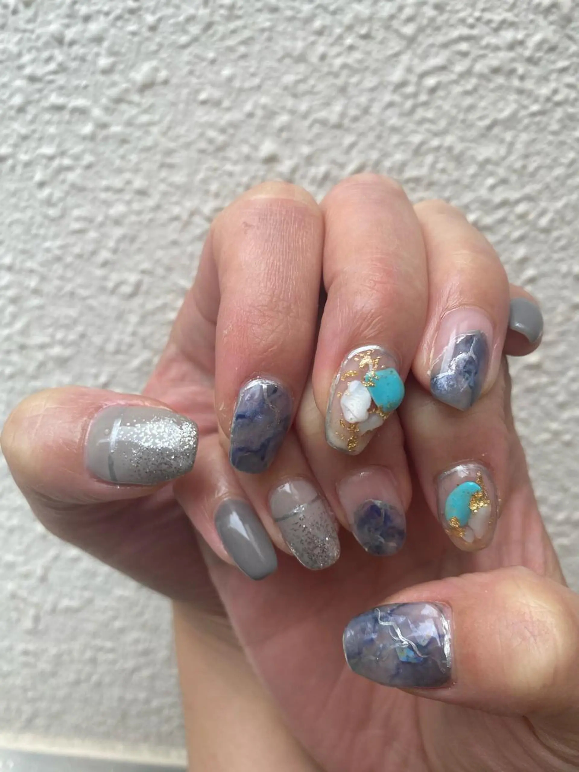 ネイル 持ち込み 大城 裕麻のネイルデザイン