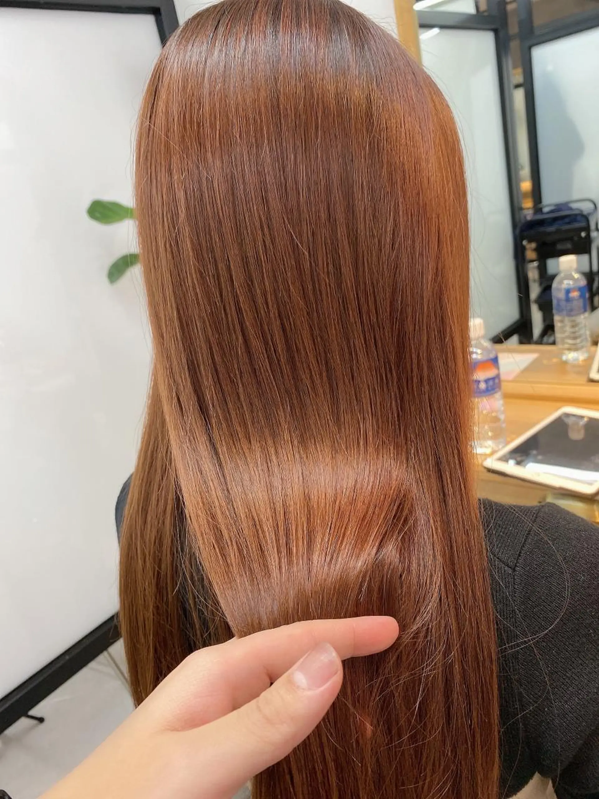 ロング カット ヘアカラー トリートメント 透明感/ツヤ髪/ さら艶/前田祥汰のヘアスタイル