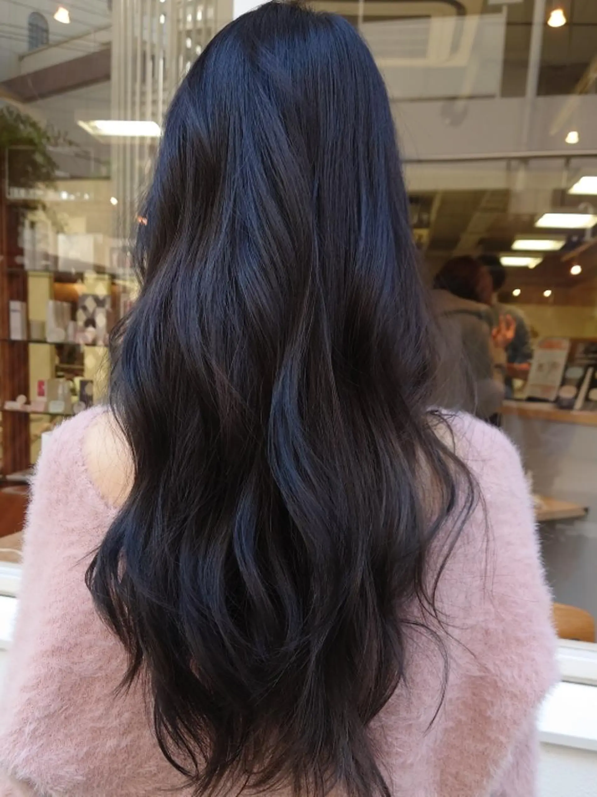 ロング ヘアカラー nagane sayakaのヘアスタイル