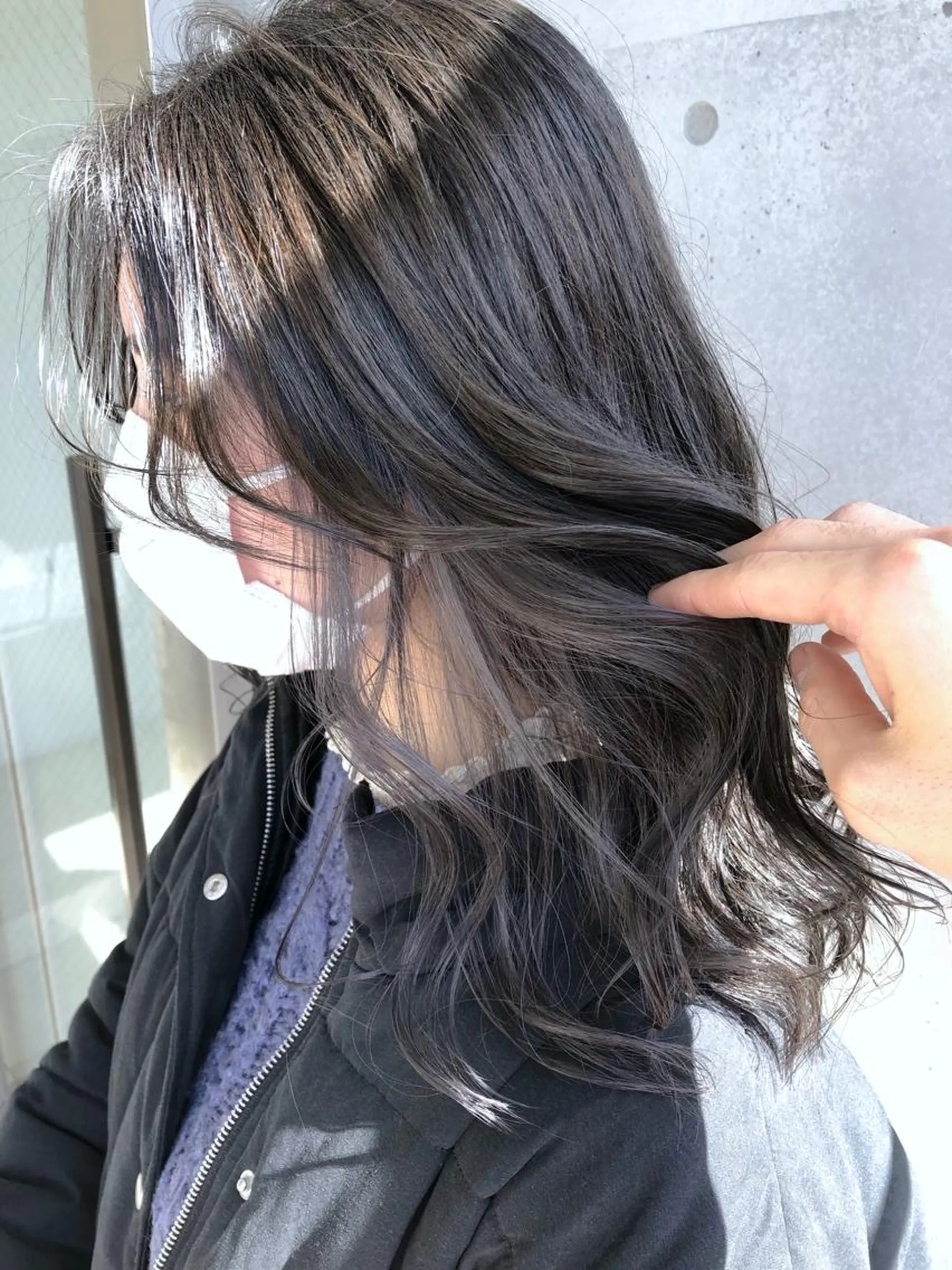 セミロング カラー カット ヘアカラー トリートメント ☕️ベージュカラー 内藤光哉☕️のヘアスタイル