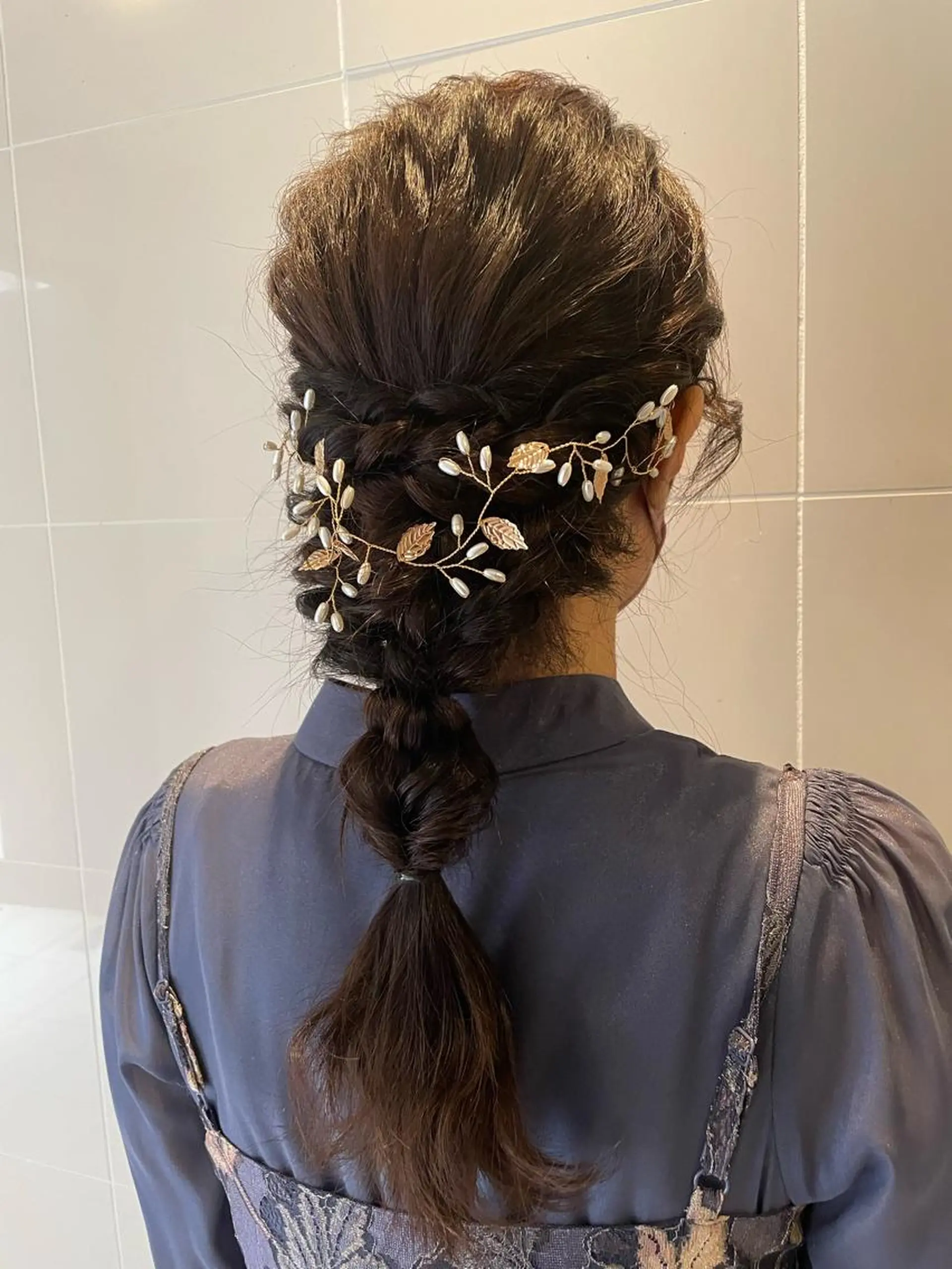 セミロング ヘアアレンジ T Ayaのヘアスタイル