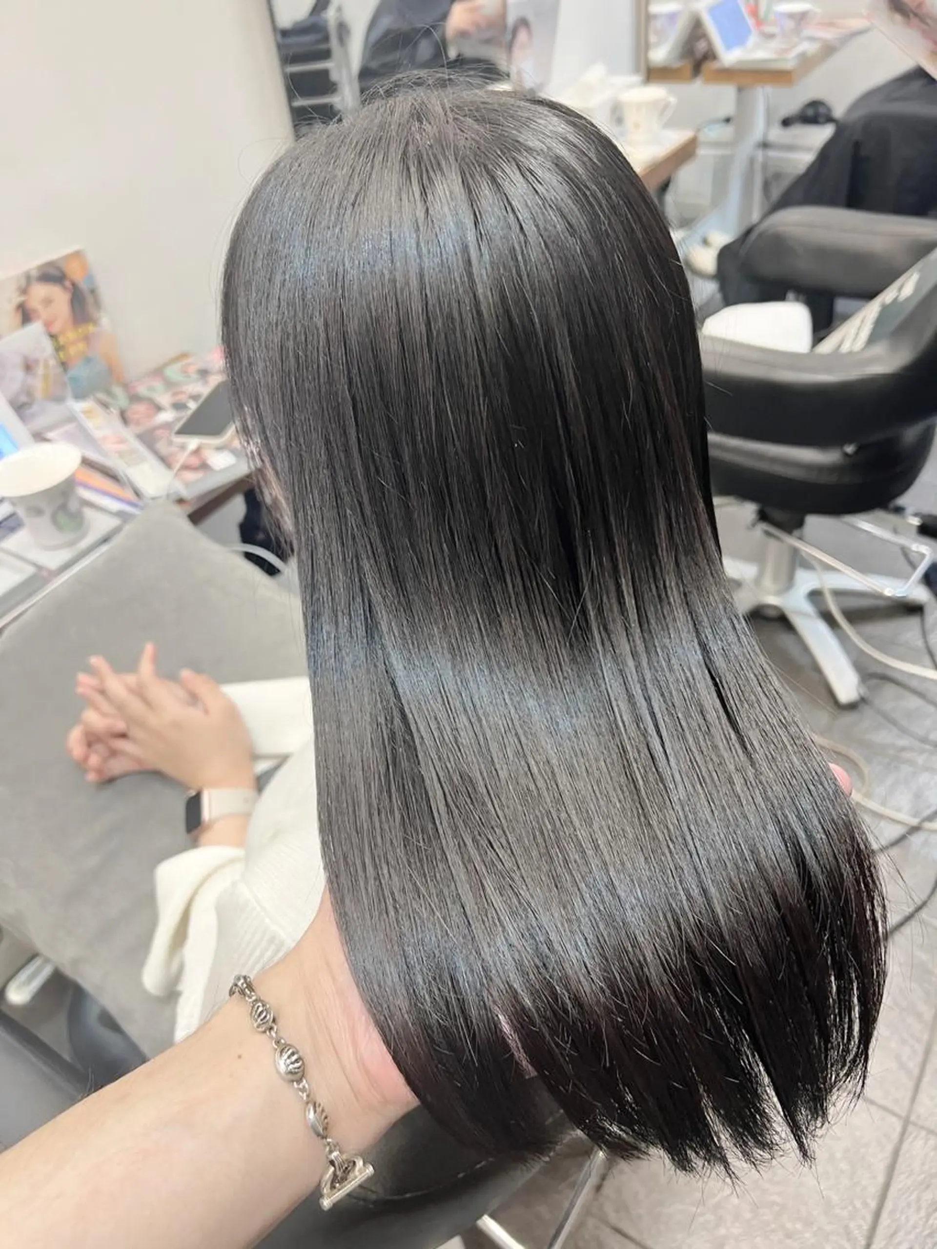カラー アクアカラー 髪質改善 ヘアカラー トリートメント ヘッドスパ グレージュ/髪質改善 Yamato.hのヘアスタイル