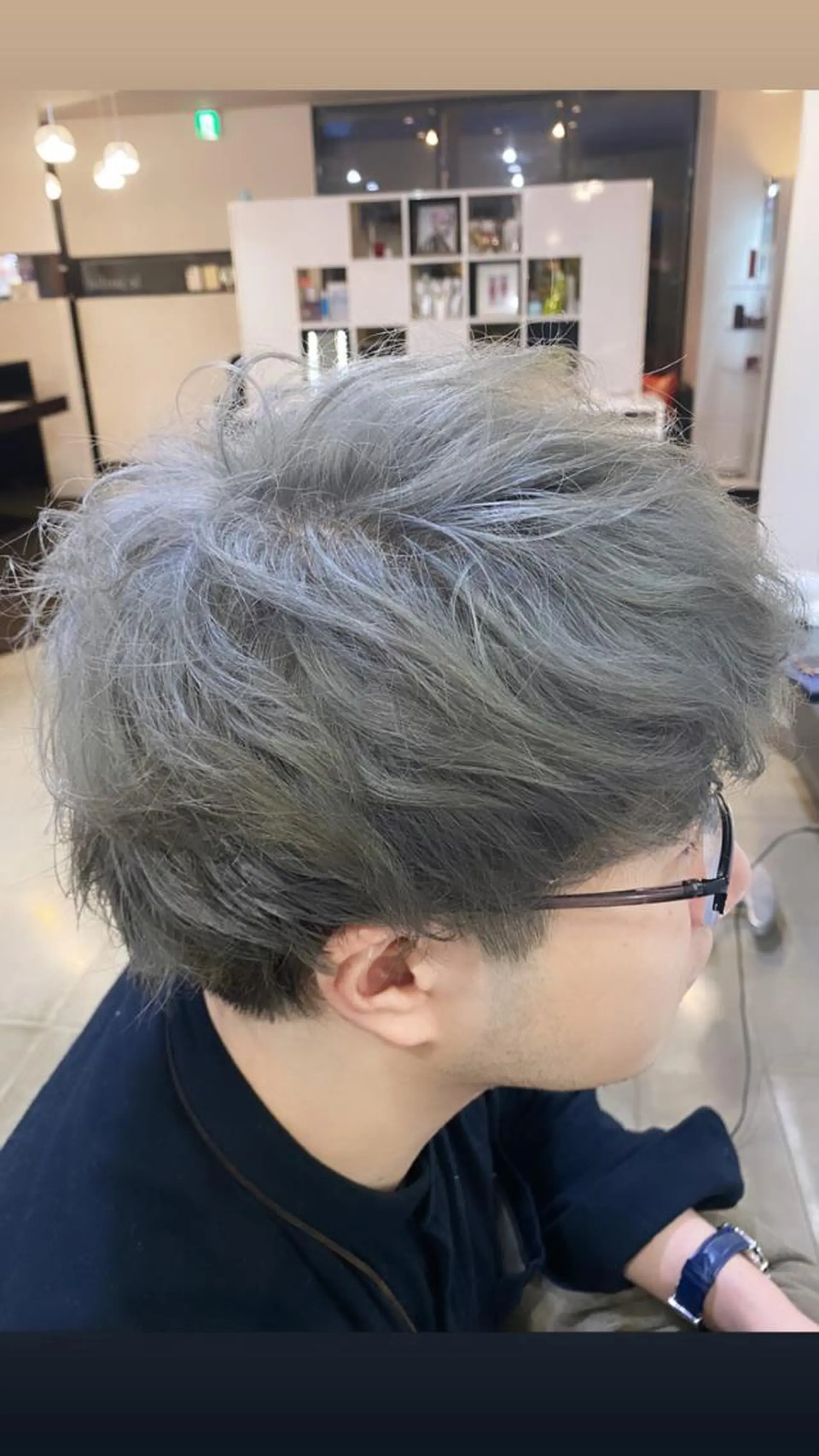 ショート ヘアアレンジ メンズ 烏山 達也のヘアスタイル