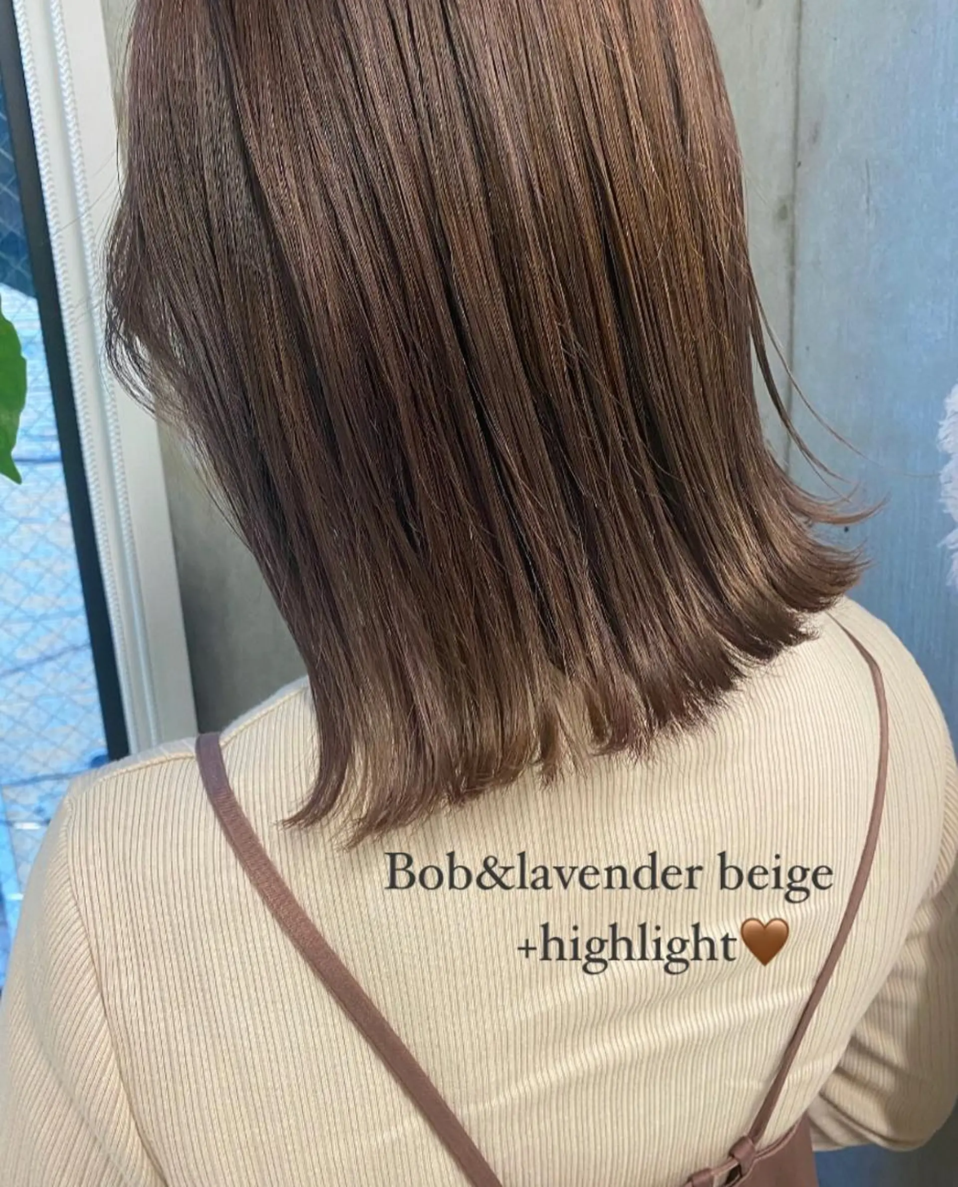 ミディアム カラー ハイライトカラー ハイライト フクダ ジュリのヘアスタイル