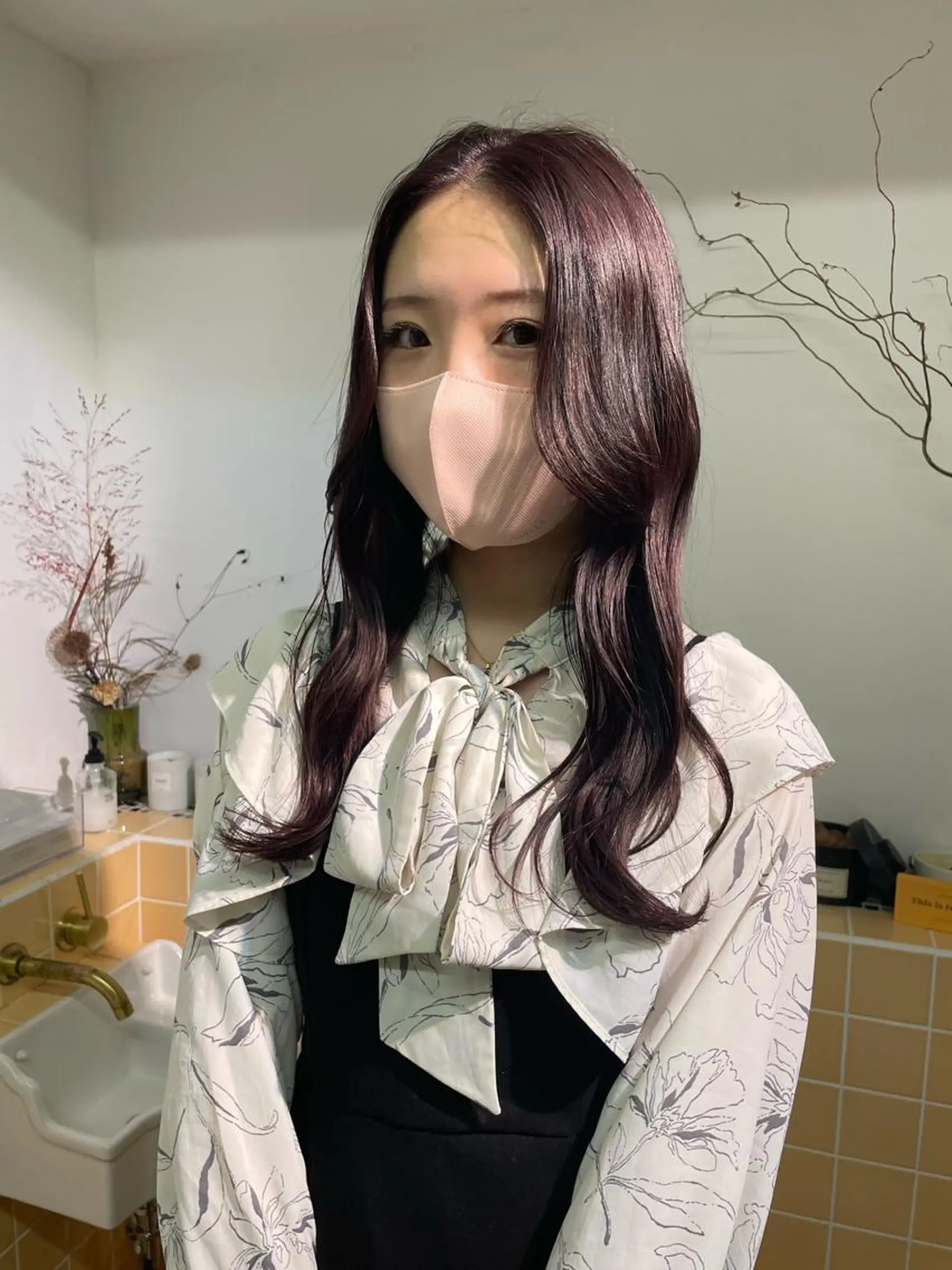 ロング ヘアカラー sakura🌸 レイヤー/韓国ヘアのヘアスタイル