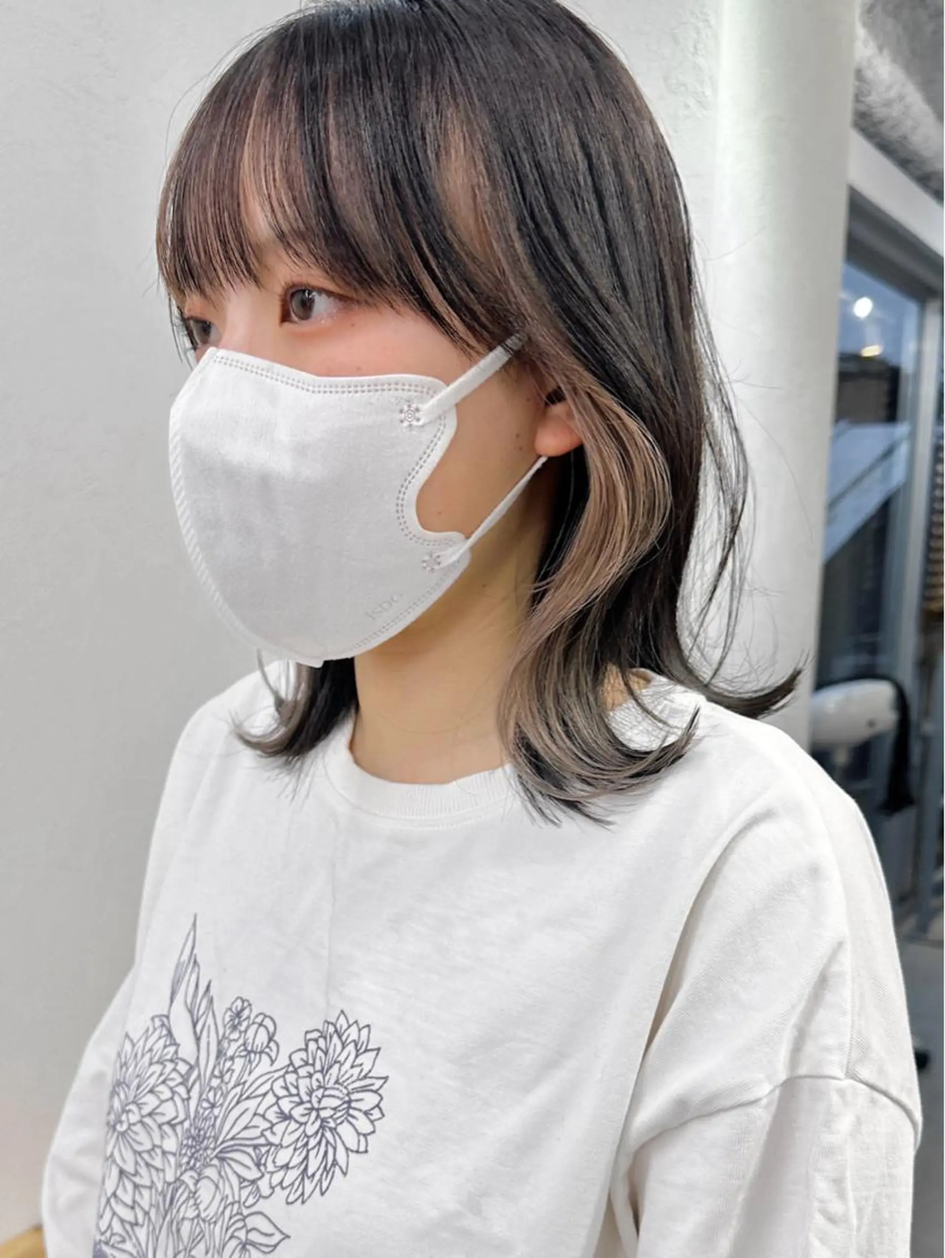 ミディアム カラー ブリーチダブルカラー 【koide】のヘアスタイル