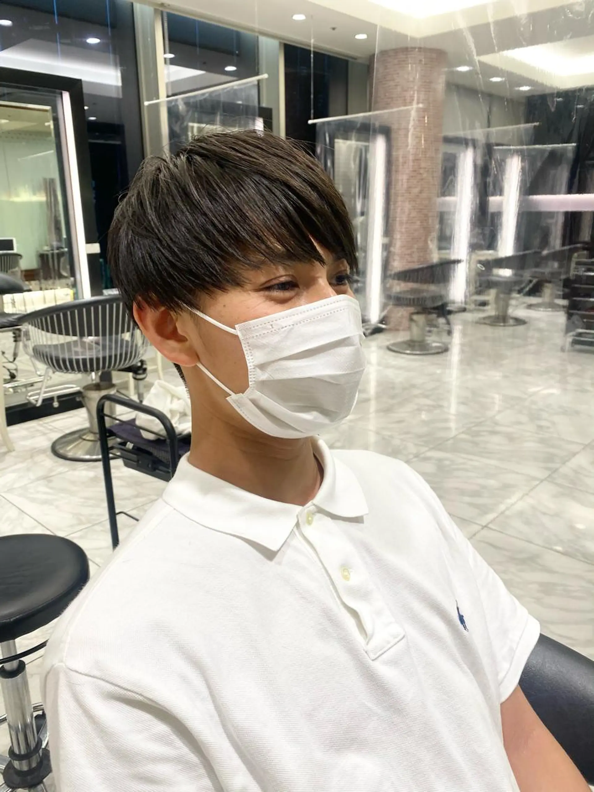 ミディアム メンズ ❤️パーマ美容師✂︎ 井口美緒のヘアスタイル