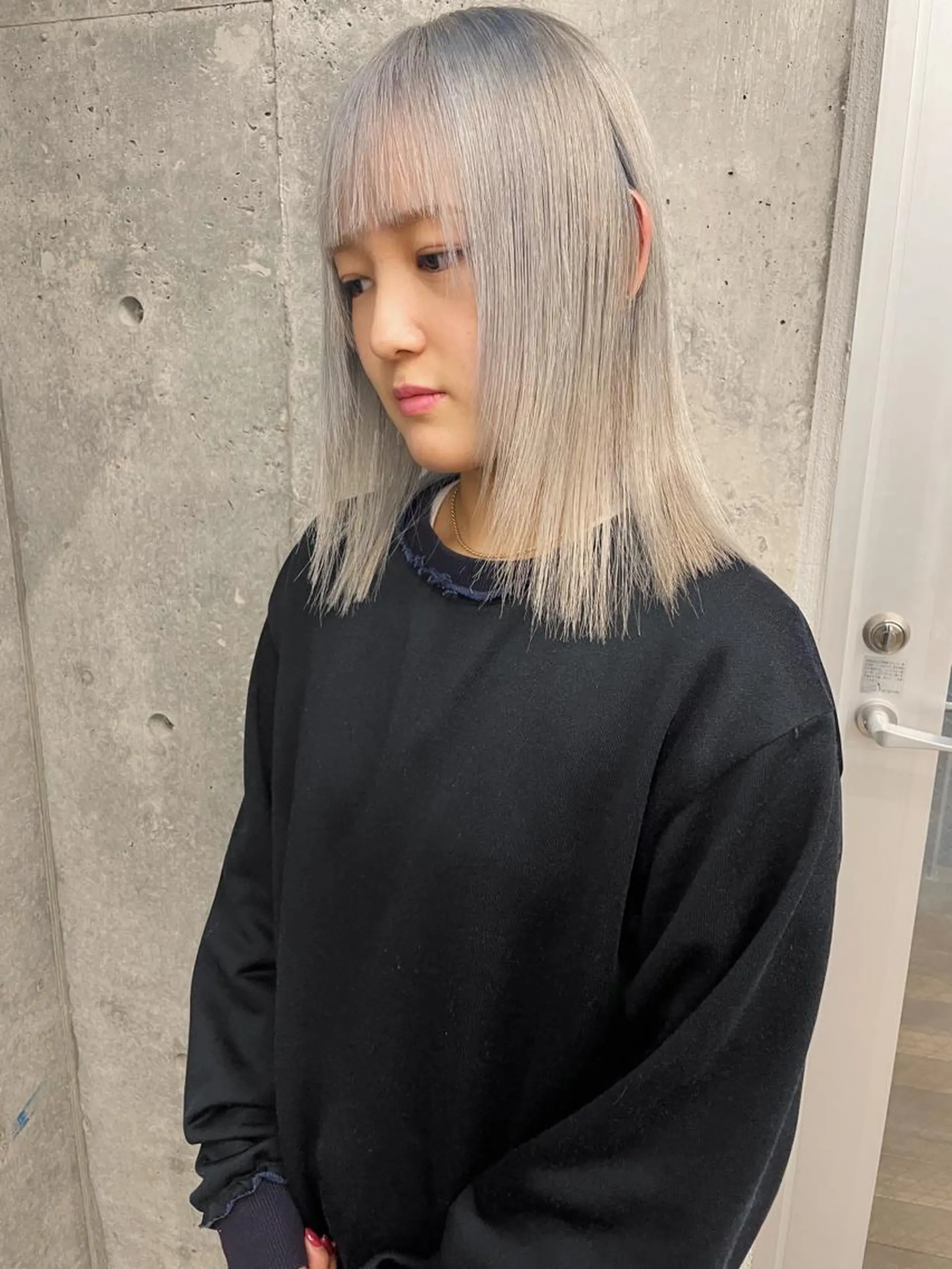 ミディアム カラー ブリーチ カット ヘアカラー トリートメント ヘアセット センスをお届けします 大谷将生infpのヘアスタイル