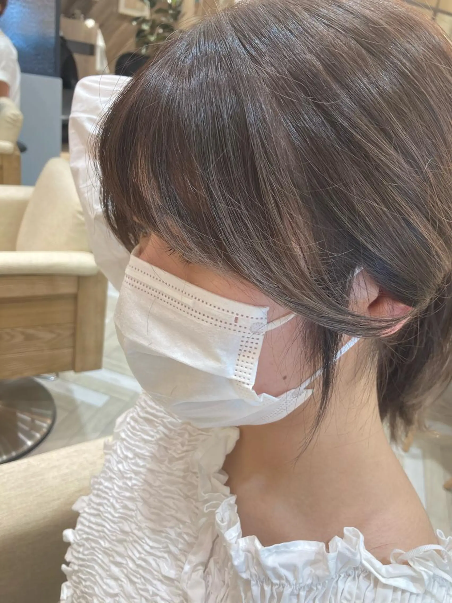 ロング 顔まわりレイヤー 韓国風ヘア レイヤーカット おくれ毛 レイヤー/前髪/ 韓国/CHIHIROのヘアスタイル