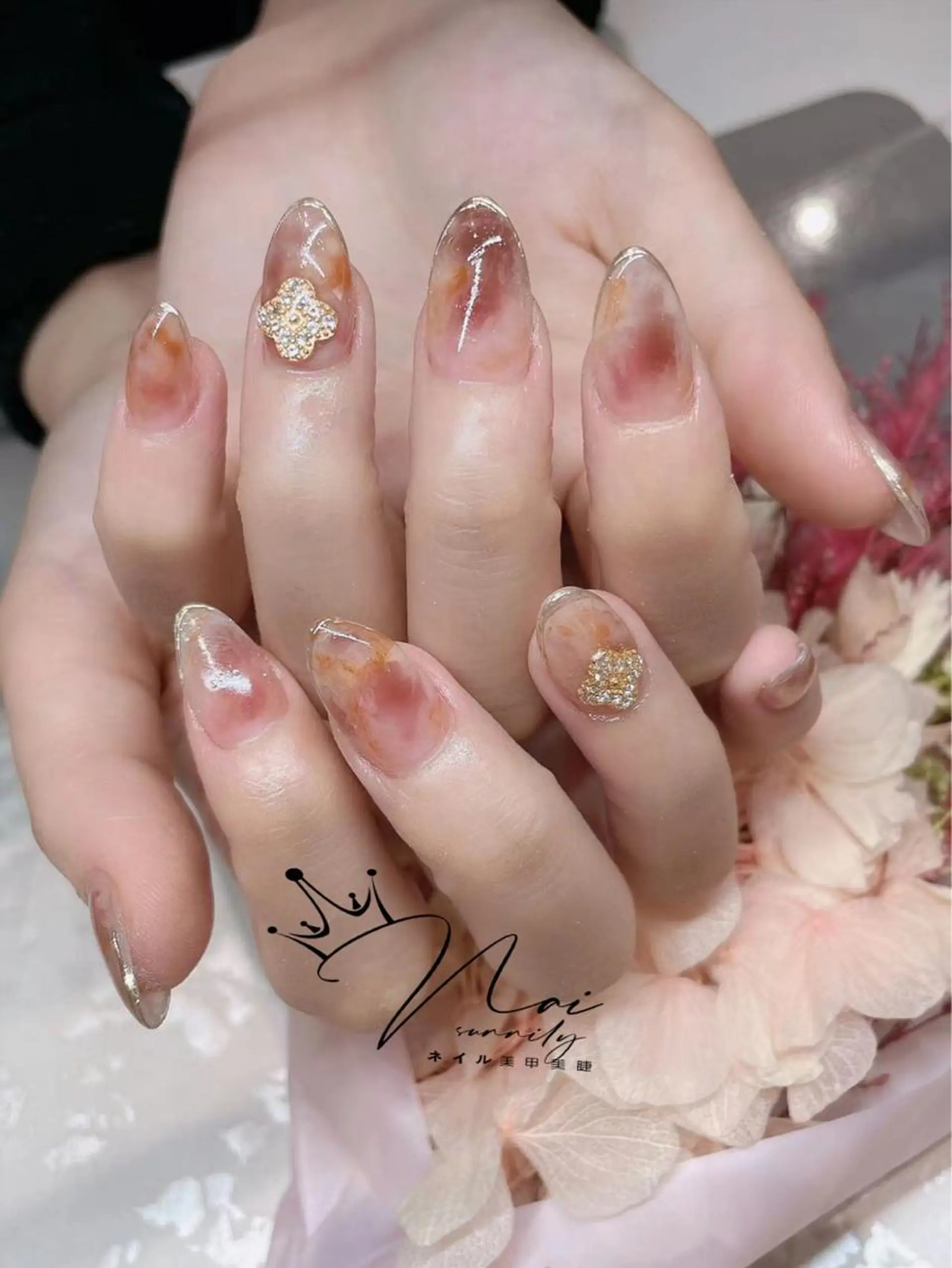 ネイル 長さだし専門店 M2　rikaのネイルデザイン