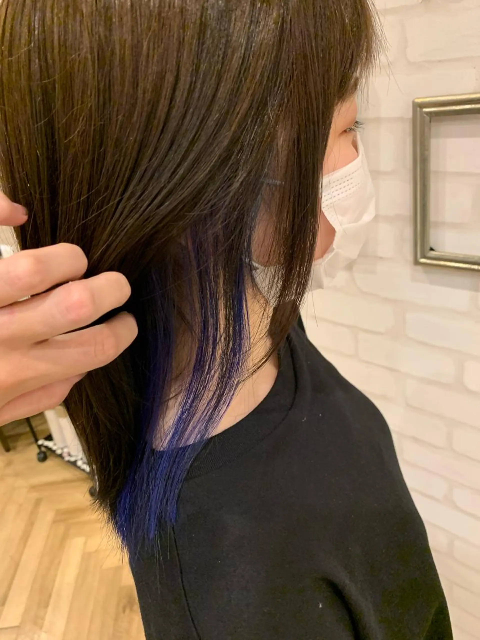 ミディアム カラー アッシュ ベージュカラー ブルーカラー Gain Nanamiのエステ・リラクイメージ