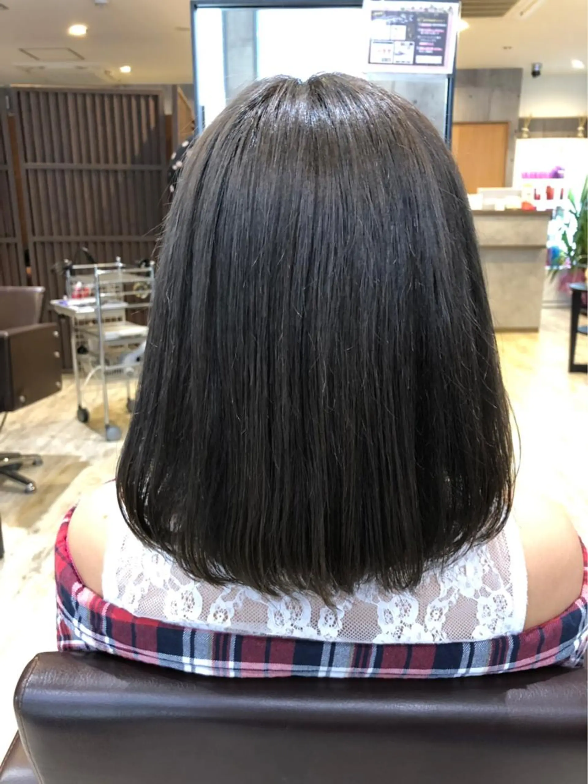 ミディアム カラー パーマ ヘアアレンジ メンズ キッズ ネイル マツエク・マツパ ヘアカラー トリートメント EnBlesS西宮 マンツーマン神道有基のヘアスタイル
