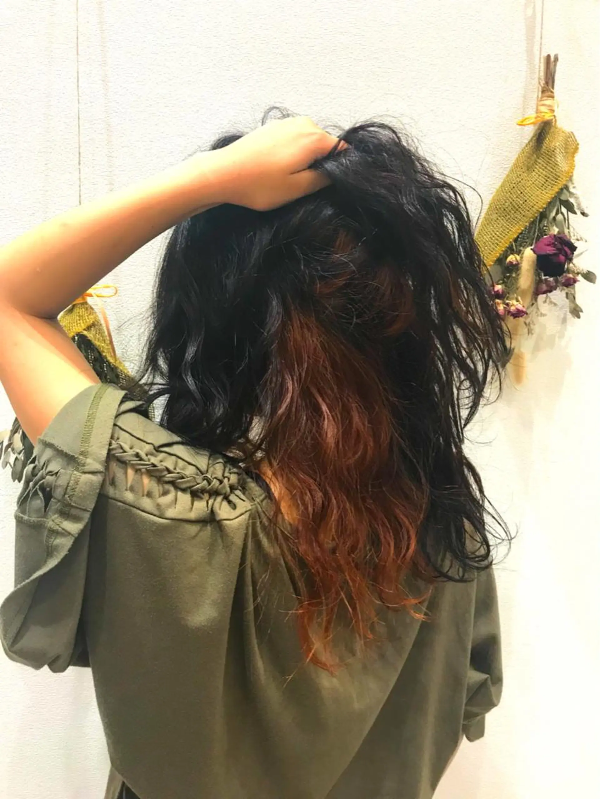 ロング カラー オレンジ Miku🪄💫 フェイスレイヤーのヘアスタイル