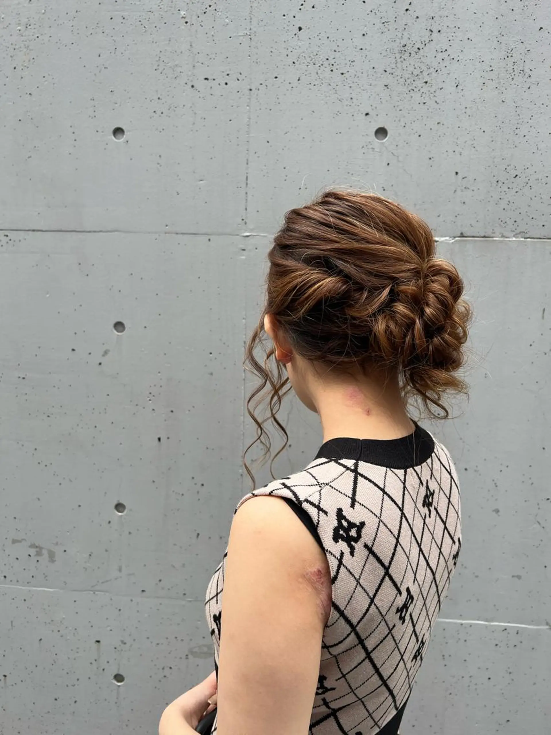 セミロング カラー パーマ ヘアアレンジ ヘアセット 🎨カラー満足度 500%💫ヅル💫のヘアスタイル