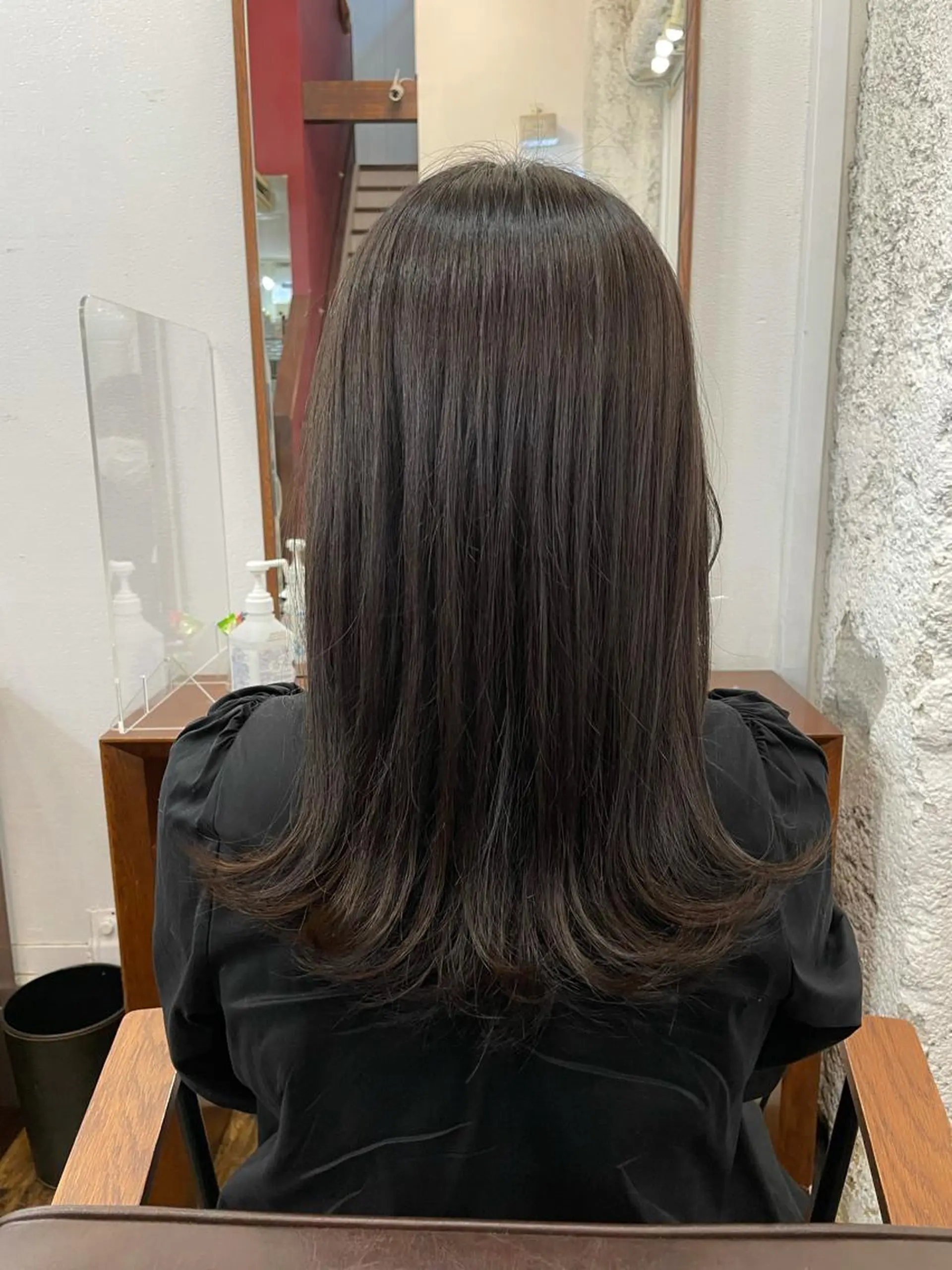 セミロング カラー ブルーカラー ブルーグレー ブルーグレージュ グレージュ ツヤ美髪💐 髪質改善/高山愛来のヘアスタイル