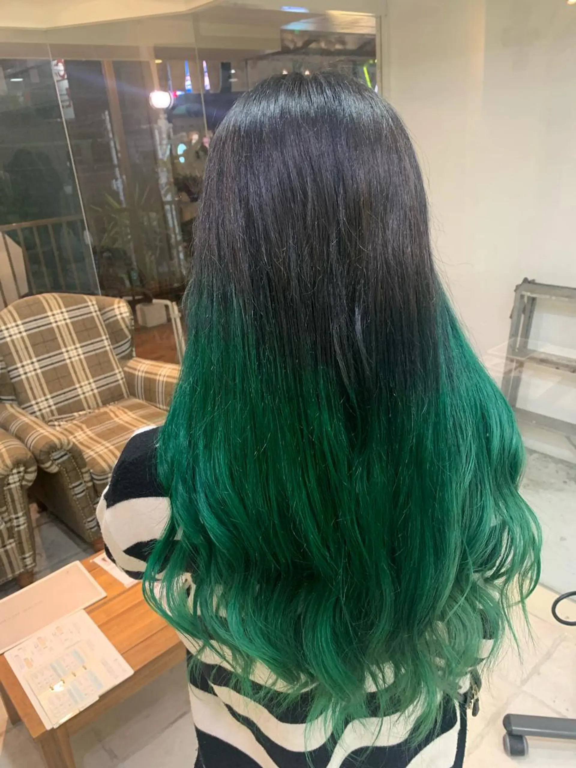 ロング カラー 黒髪 グラデーションカラー 【女性担当】 kanaのヘアスタイル