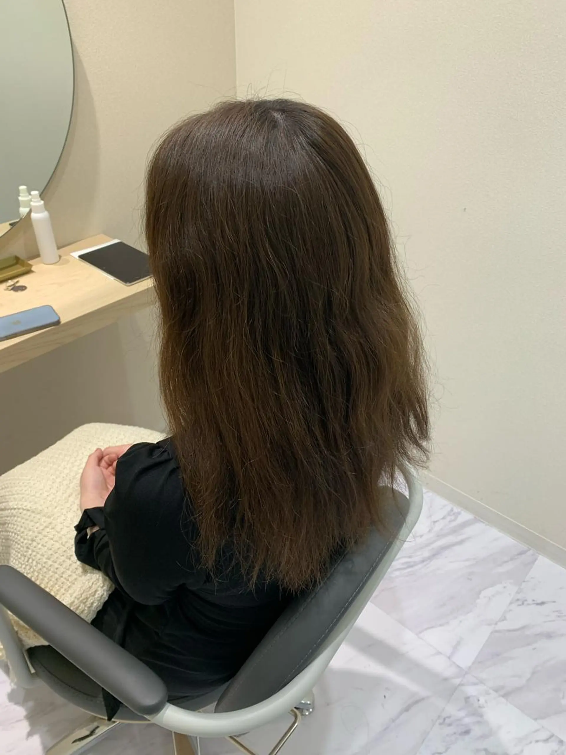 ミディアム カット ヘアカラー トリートメント 丹野 圭太のヘアスタイル