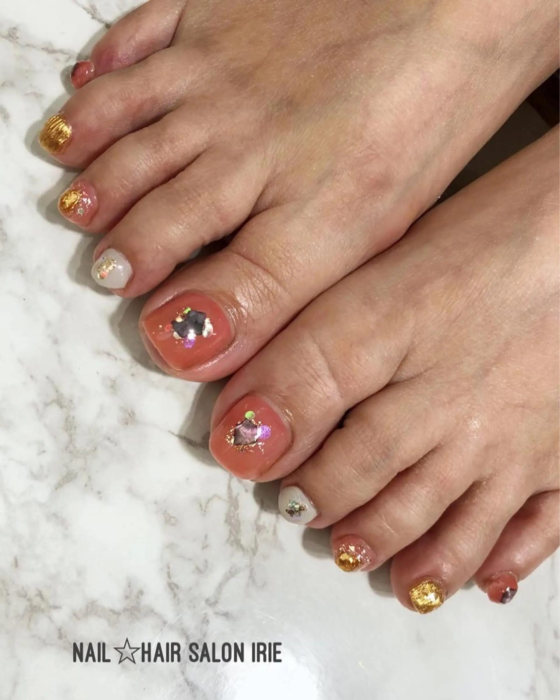 ネイル ハンドネイル Hair salon Irie所属・與儀 知佳のネイルデザイン