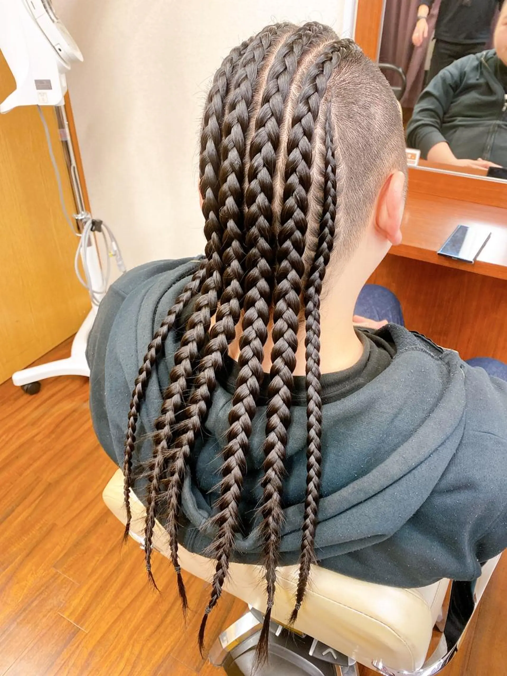 ロング ヘアセット ✨コーンロウ✨ 本田さゃかのヘアスタイル