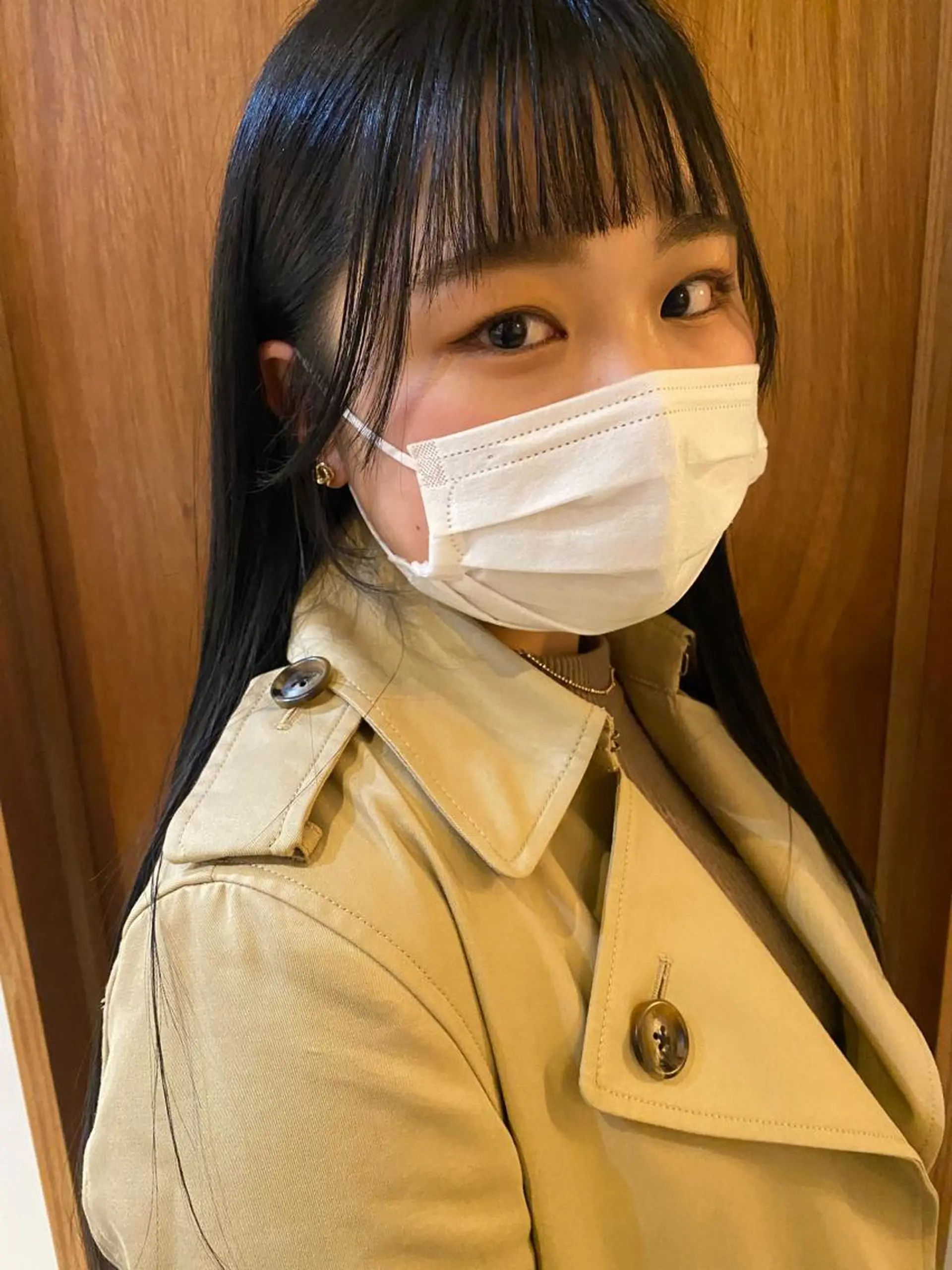 ロング カラー 砂原 ひよりのヘアスタイル
