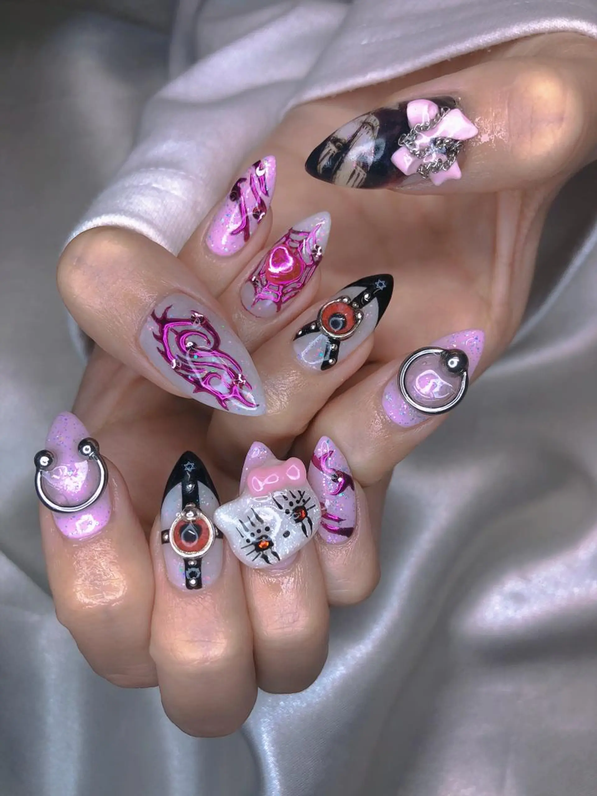 ネイル 持ち込み ハンドネイル フットネイル mi chiのネイルデザイン