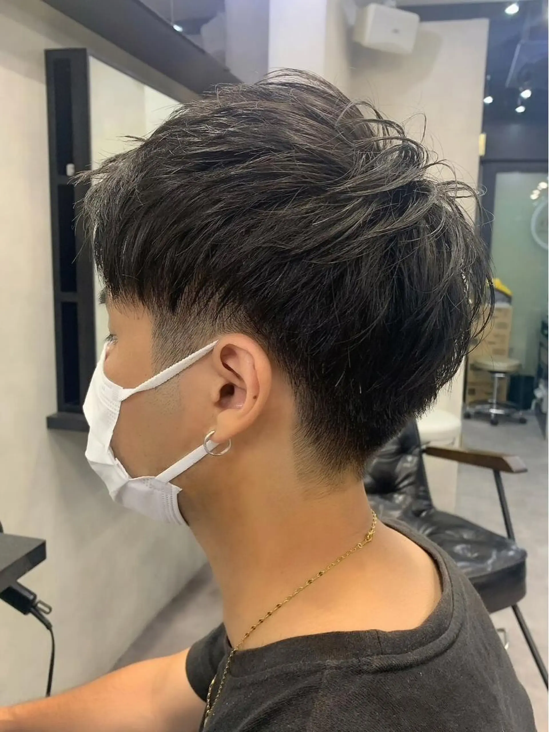 ショート カラー パーマ ヘアアレンジ メンズ 個室で似合わせ好印象 🧡外山弥千代のヘアスタイル
