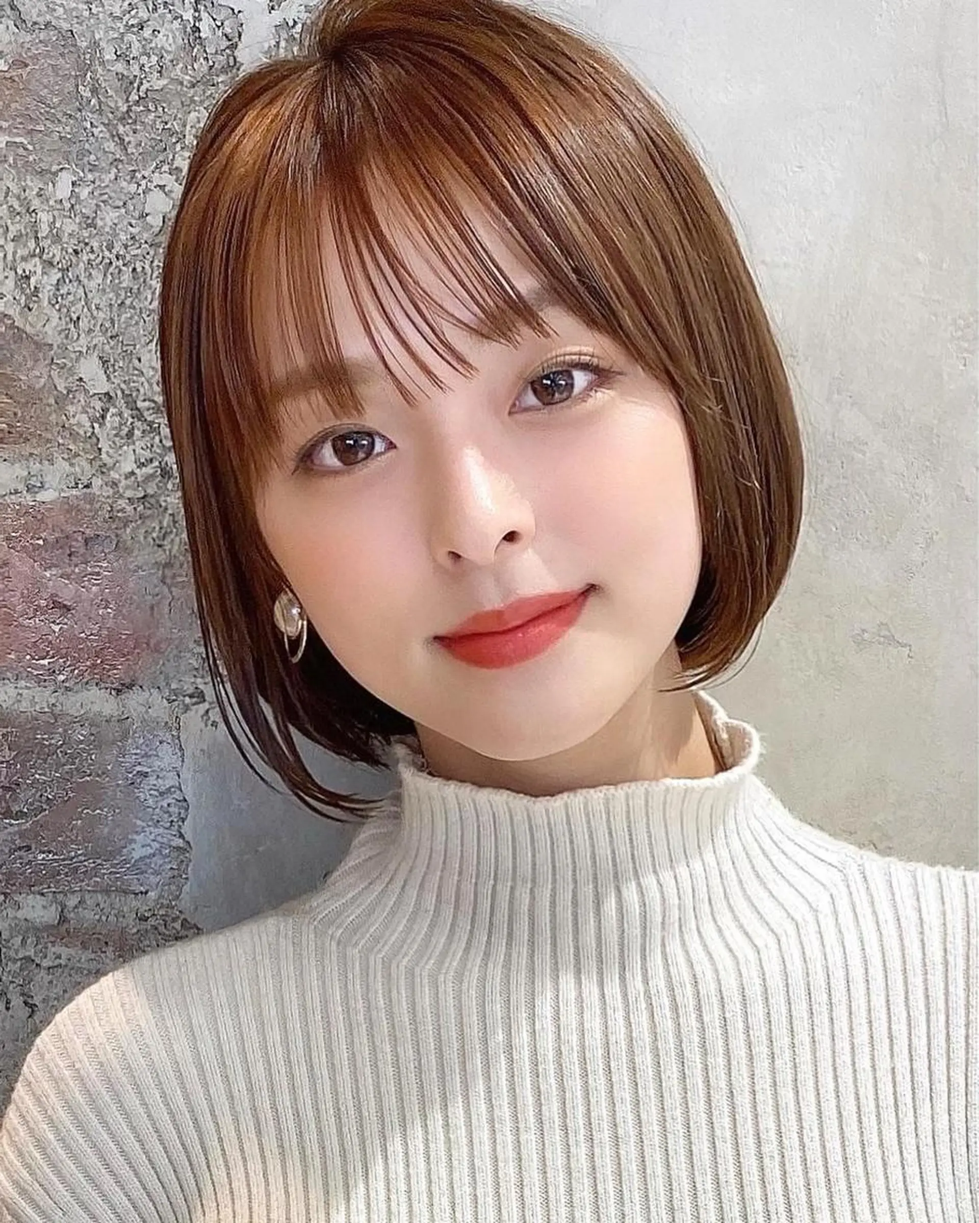 ショート 髪質改善 On所属・新宿　ショート・ボブ カットモデル募集のヘアスタイル