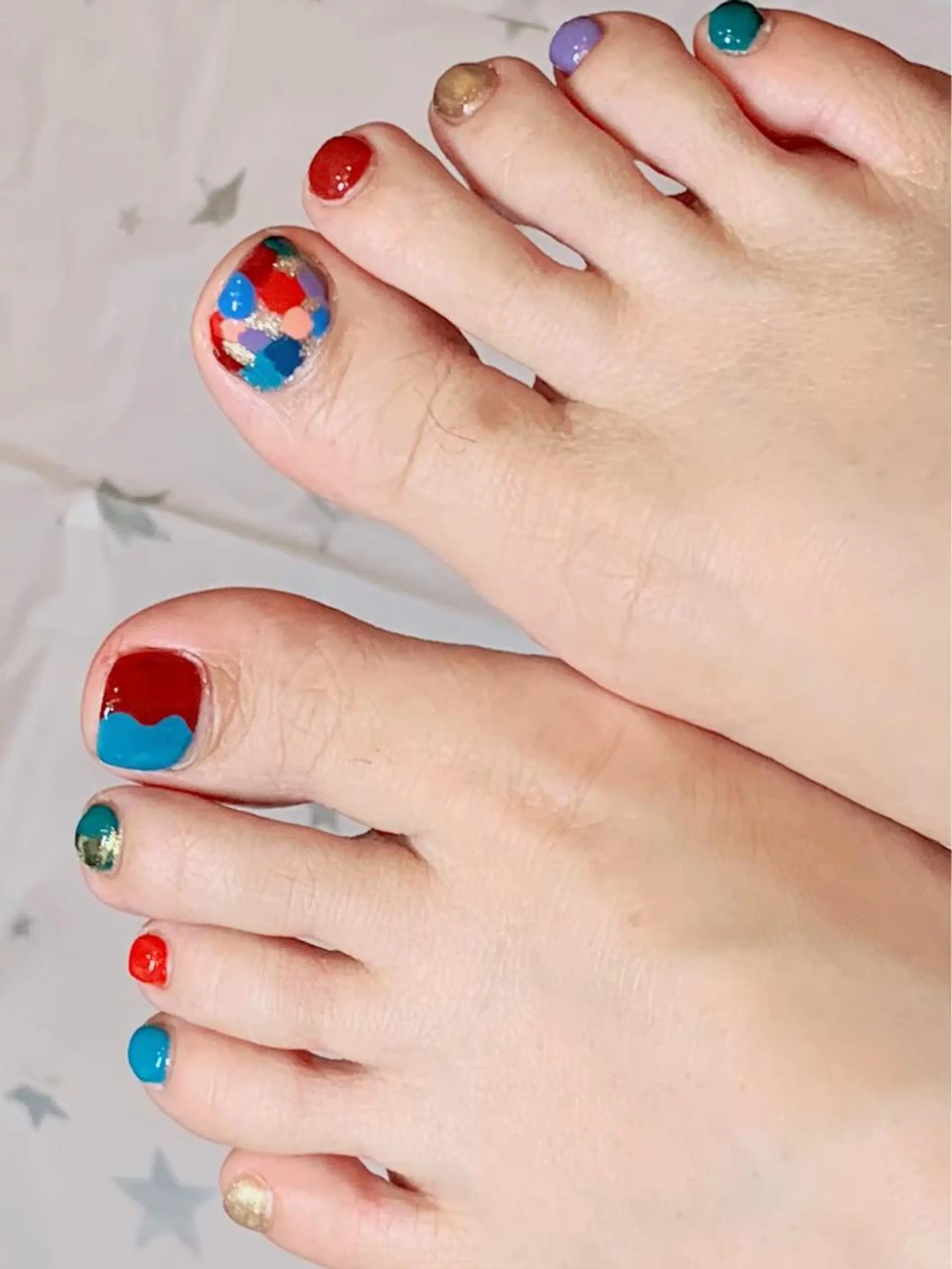 ネイル フットネイル 持ち込み フットネイル NAIL__ KOKOのネイルデザイン