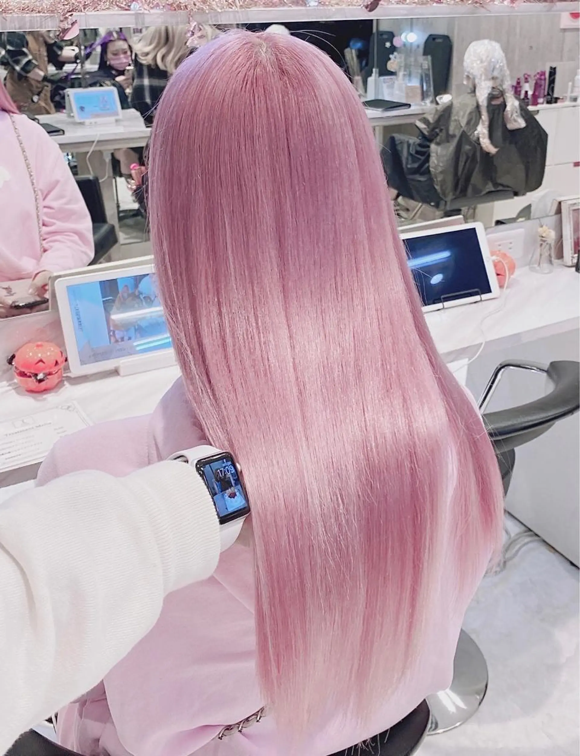 ロング カラー アッシュ アッシュグレー アッシュグレージュ バレイヤージュ ミストバング カット ヘアカラー トリートメント ヘアセット 似合わせカットカラー 🌟ryusei⭐️のヘアスタイル