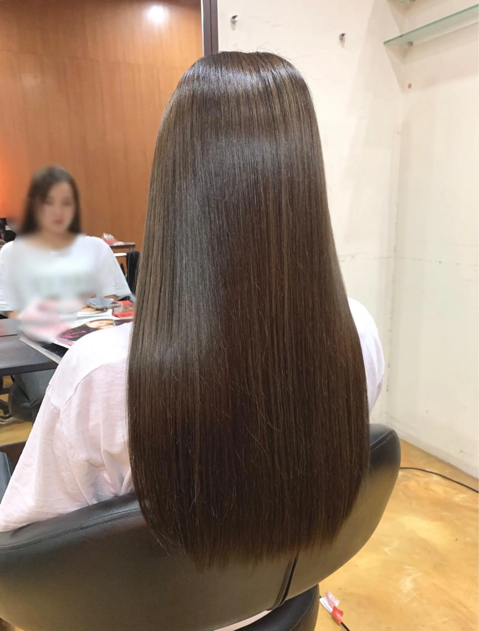 ロング カット 縮毛矯正 トリートメント 韓国レイヤーカット★ 小林大樹のヘアスタイル